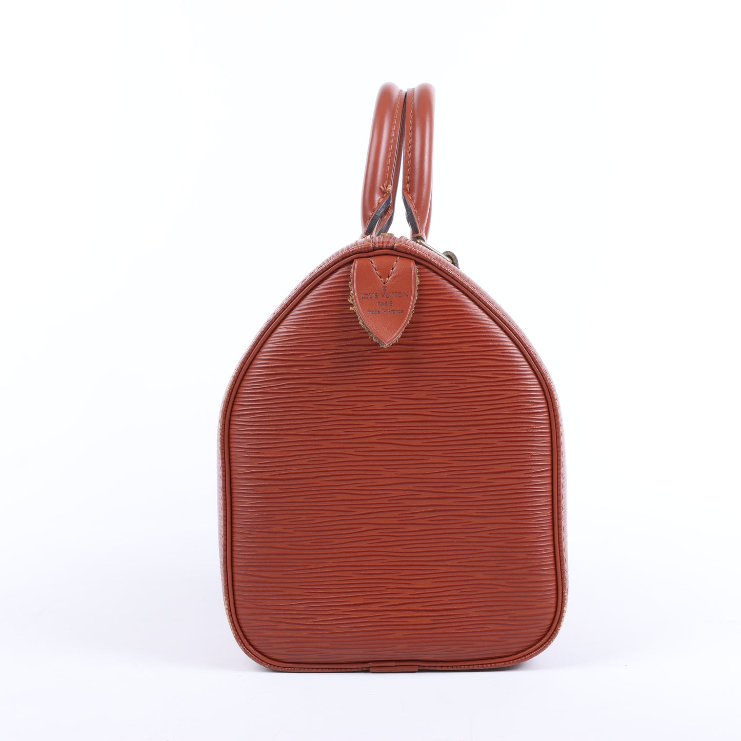 Sac à main Louis Vuitton Speedy 25 en cuir épi marron M43013