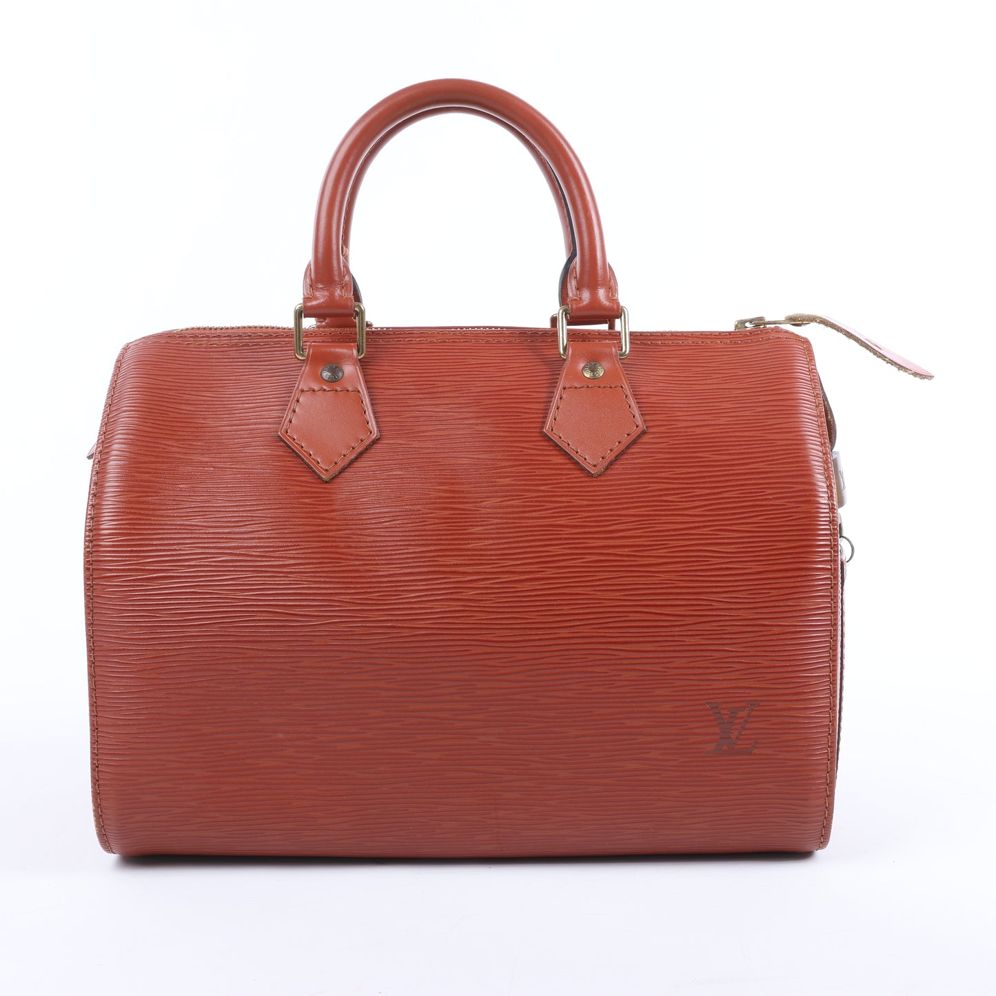 Sac à main Louis Vuitton Speedy 25 en cuir épi marron M43013