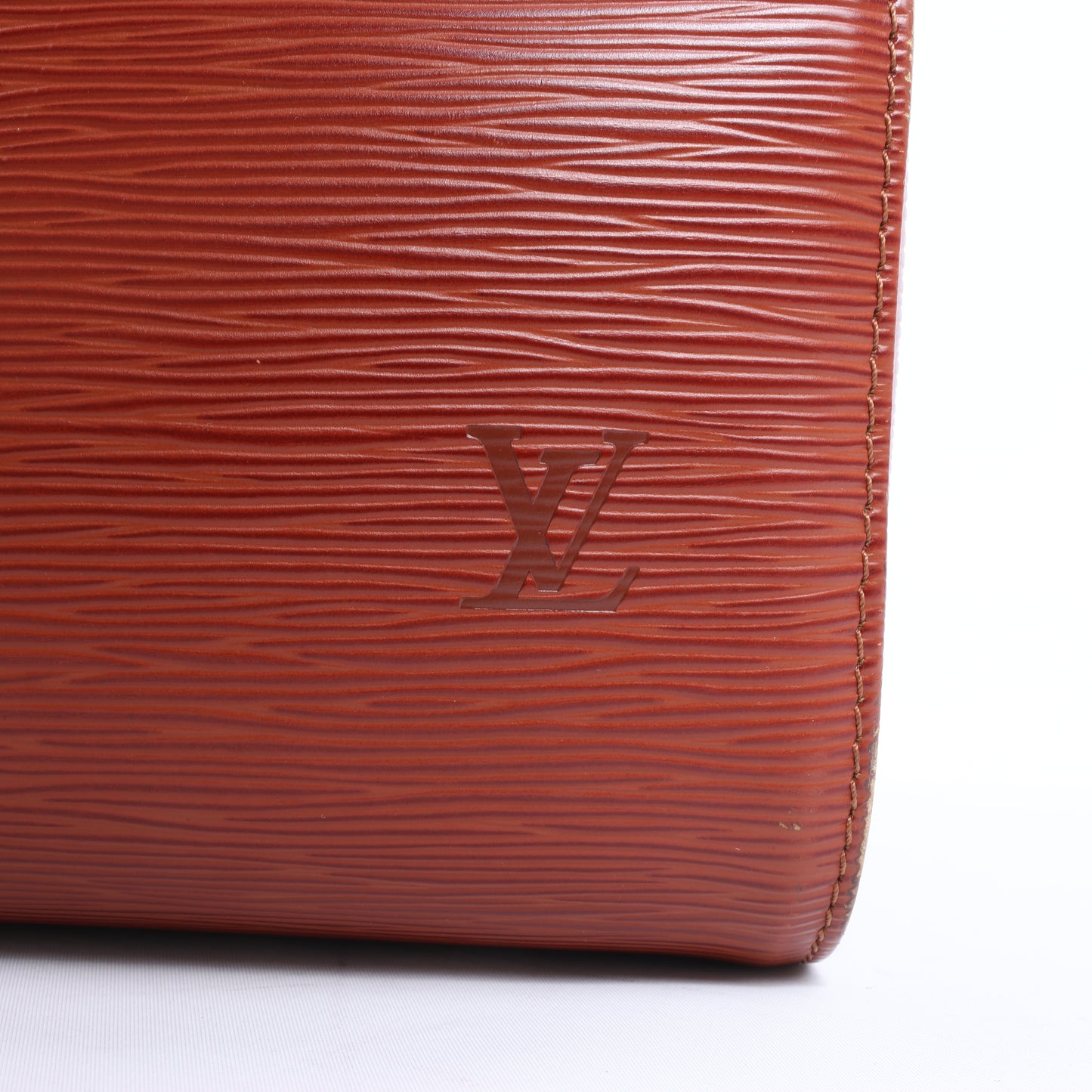 Sac à main Louis Vuitton Speedy 25 en cuir épi marron M43013