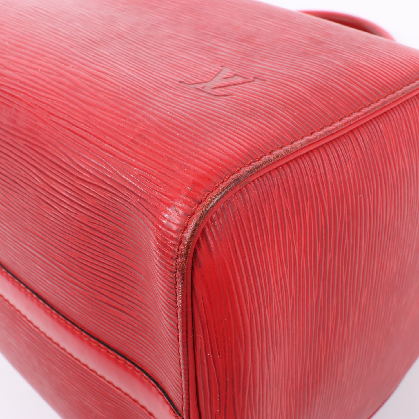 Sac à main Louis Vuitton Speedy 30 en cuir épi rouge M43007