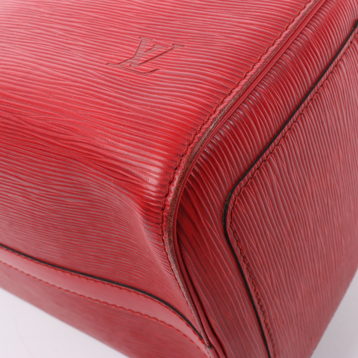Sac à main Louis Vuitton Speedy 30 en cuir épi rouge M43007