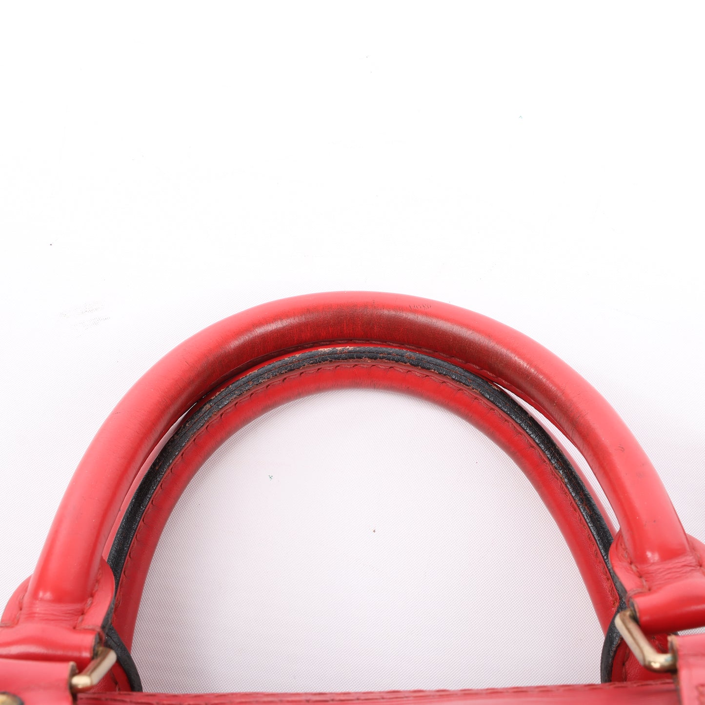 Sac à main Louis Vuitton Speedy 30 en cuir épi rouge M43007