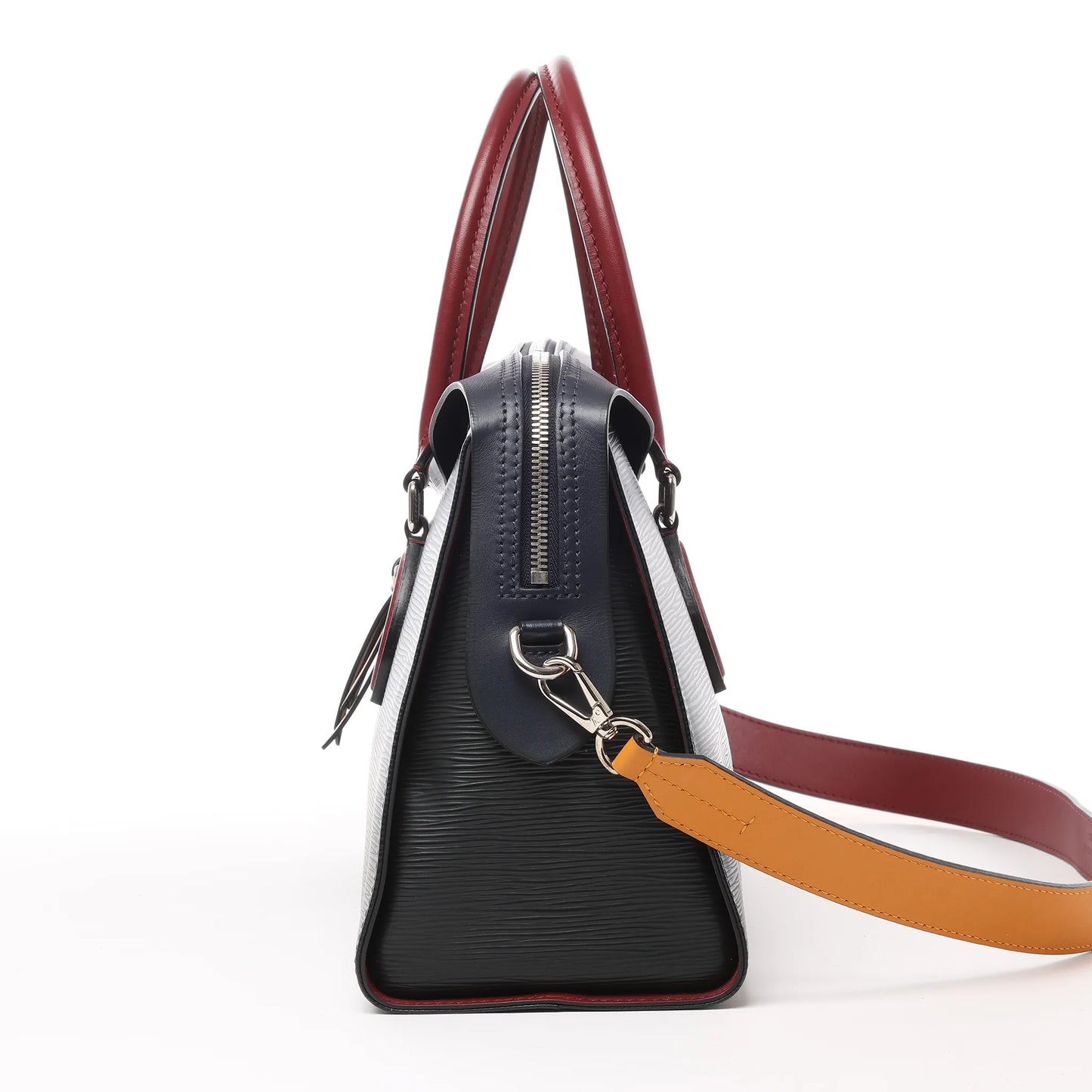 Sac à main Louis Vuitton Tuileries en cuir épi noir M54387
