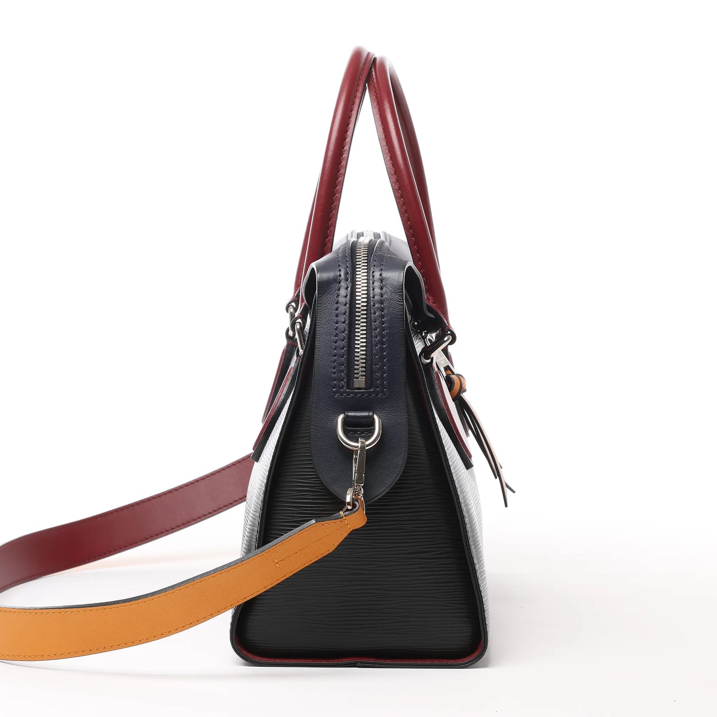 Sac à main Louis Vuitton Tuileries en cuir épi noir M54387