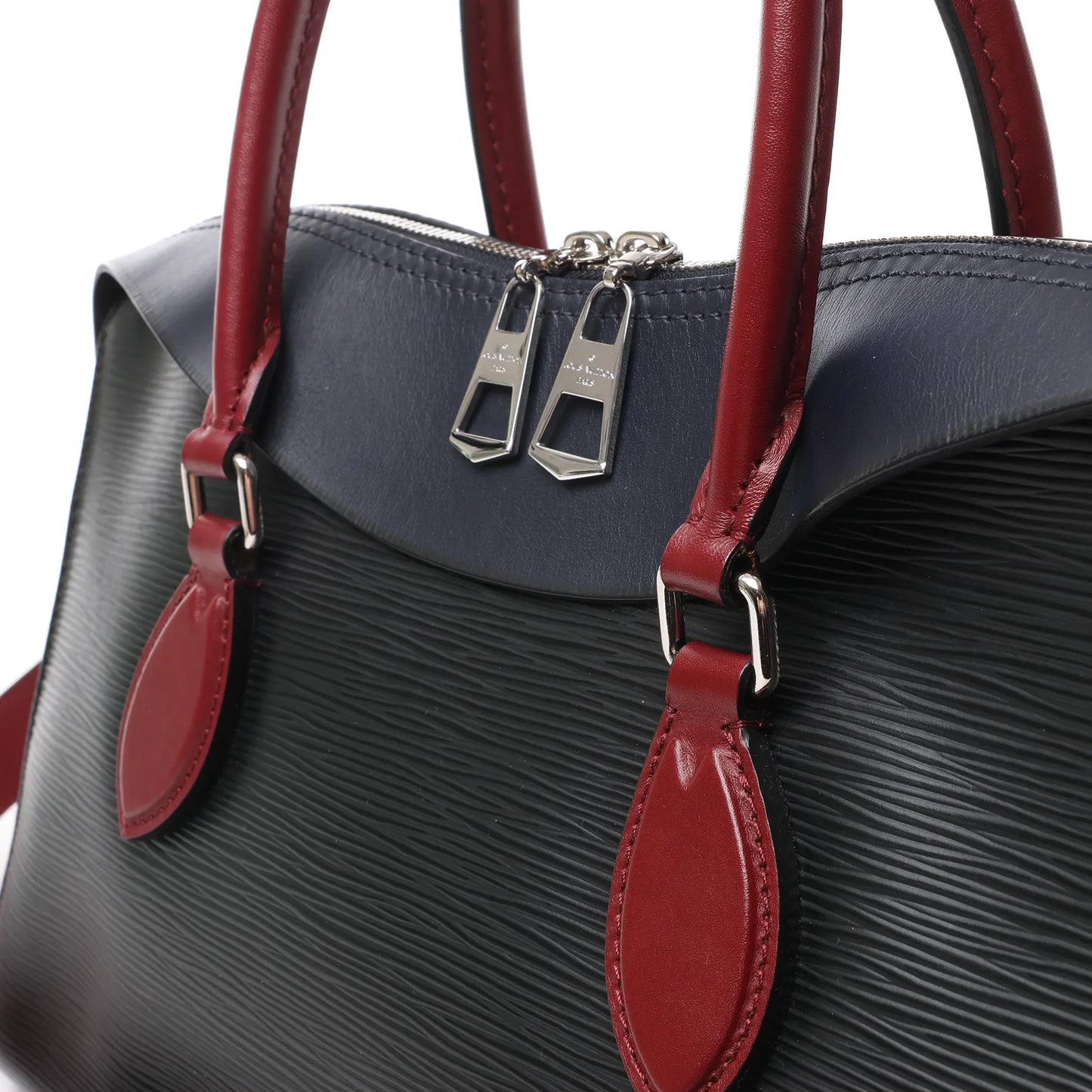 Sac à main Louis Vuitton Tuileries en cuir épi noir M54387