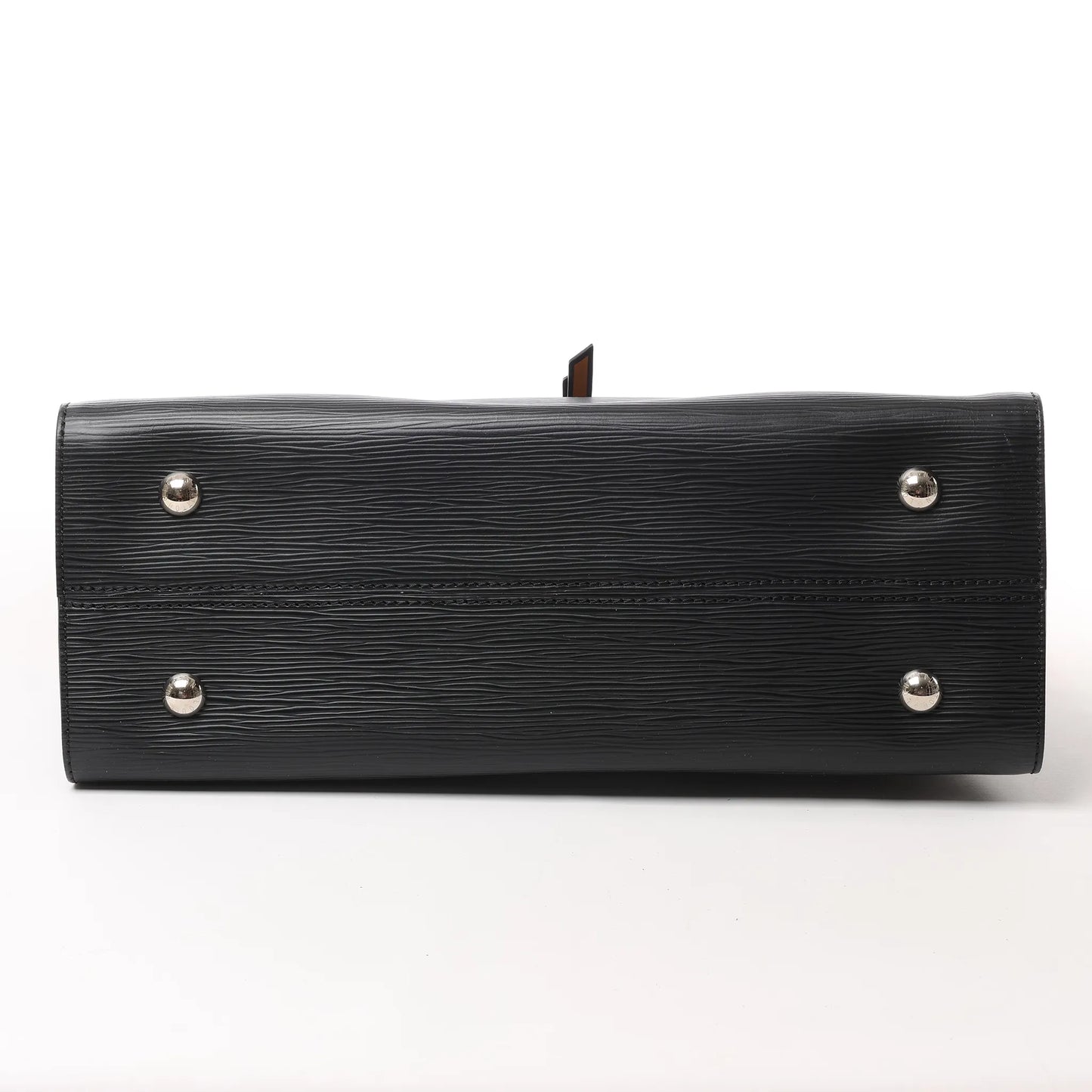 Sac à main Louis Vuitton Tuileries en cuir épi noir M54387