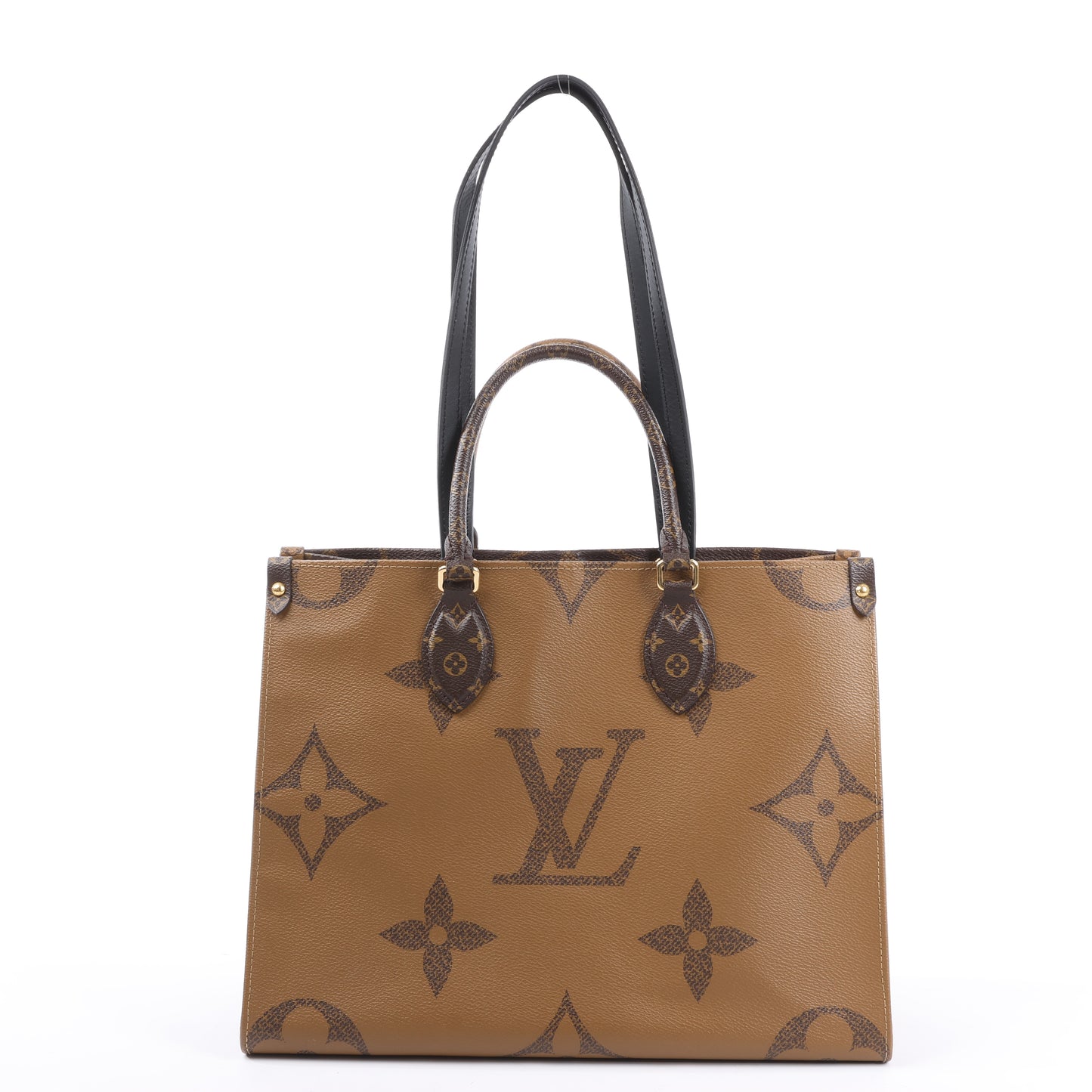 Louis Vuitton Riesiges Monogramm Reverse On the Go MM in Braun M45321
