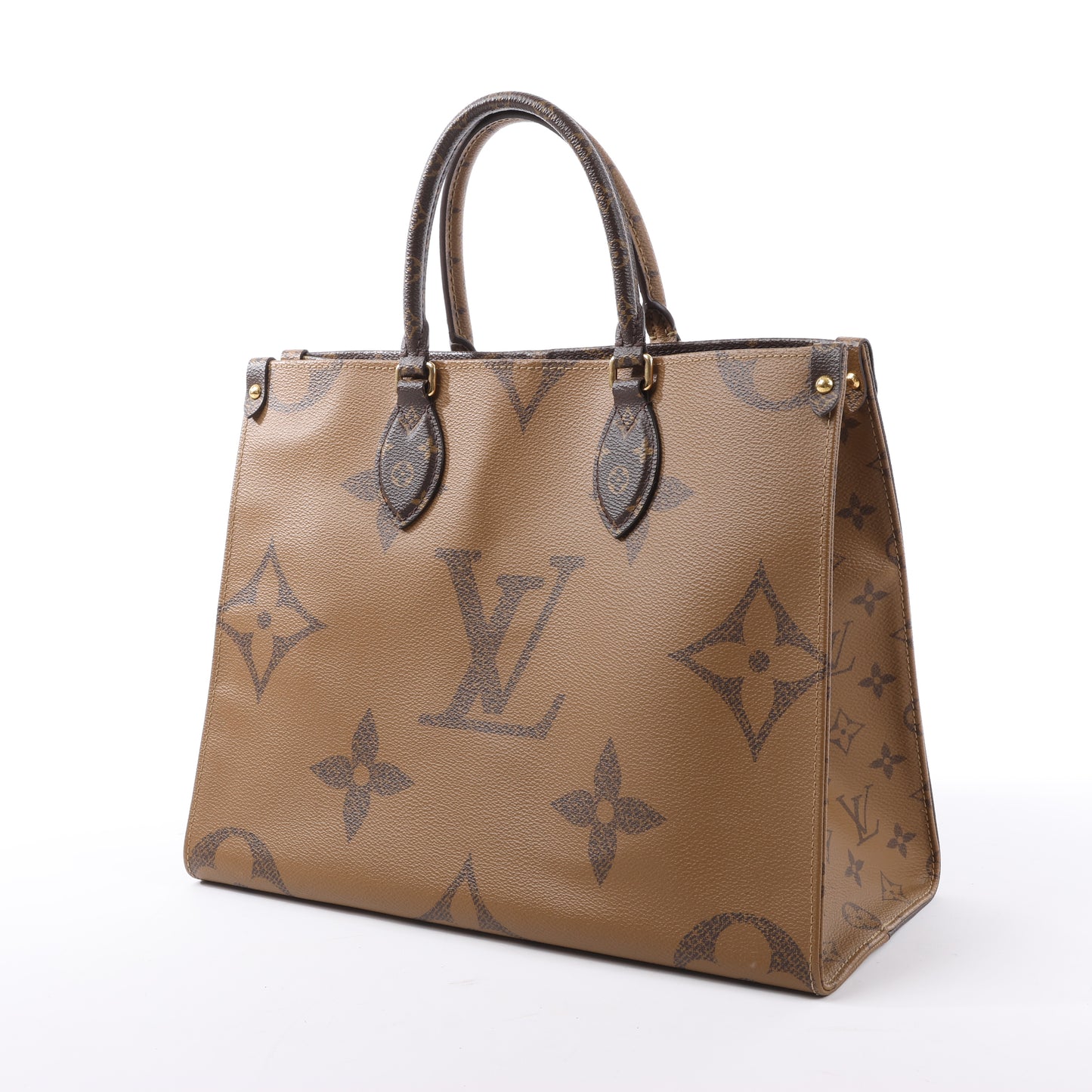 Louis Vuitton Riesiges Monogramm Reverse On the Go MM in Braun M45321