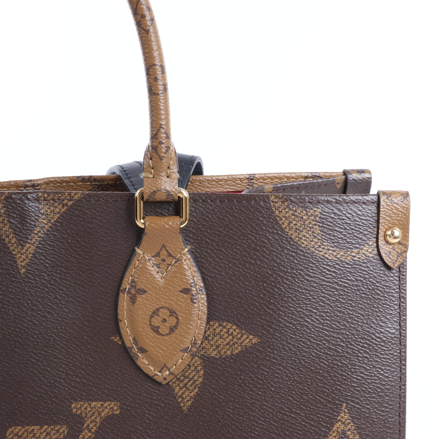 Louis Vuitton Riesiges Monogramm Reverse On the Go MM in Braun M45321