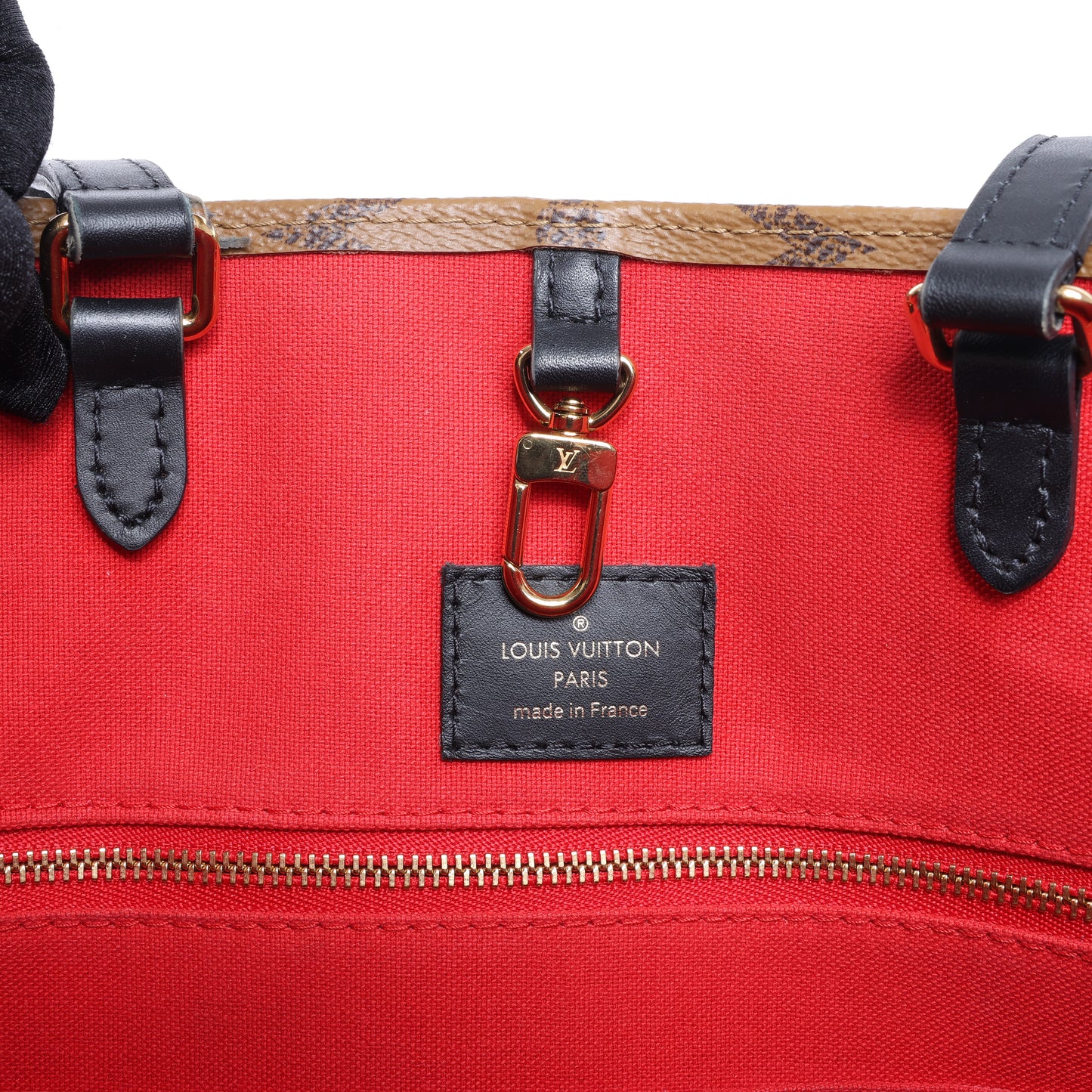 Louis Vuitton Riesiges Monogramm Reverse On the Go MM in Braun M45321