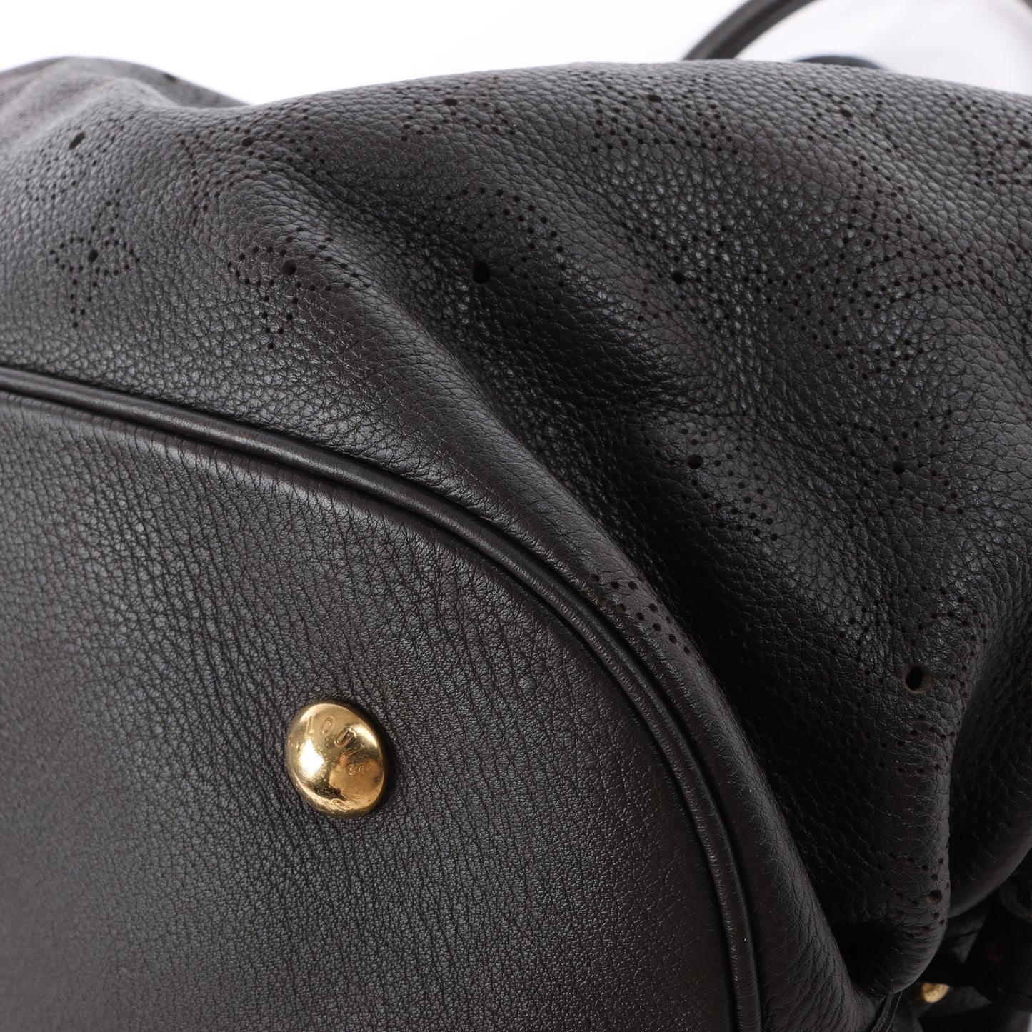 Louis Vuitton Monogram Mahina Leder Lunar XL Handtasche in Braun M93810