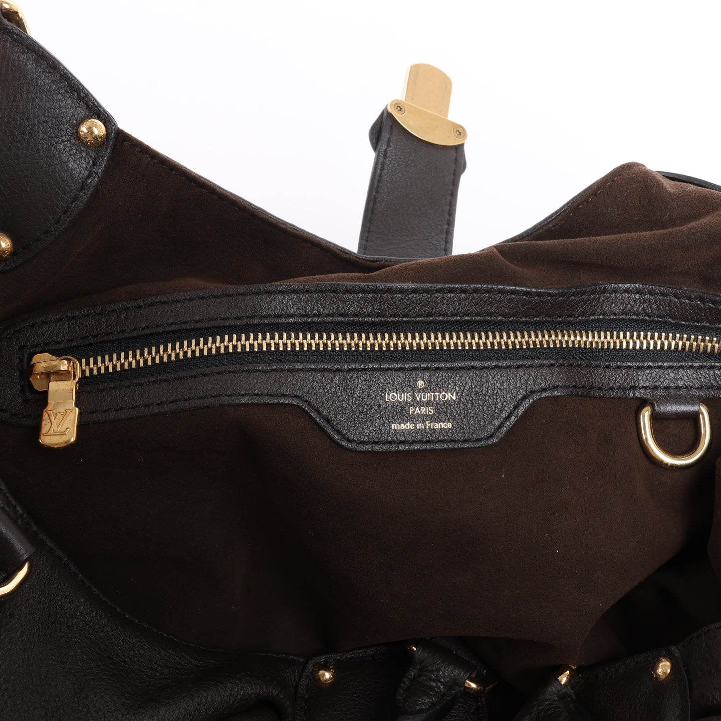 Louis Vuitton Monogram Mahina Leder Lunar XL Handtasche in Braun M93810