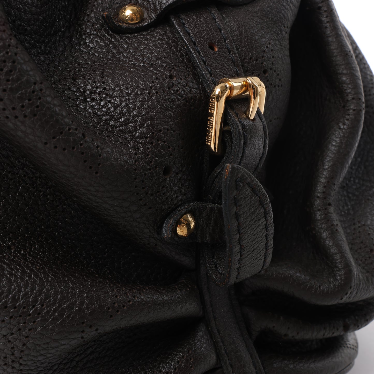 Louis Vuitton Monogram Mahina Leder Lunar XL Handtasche in Braun M93810