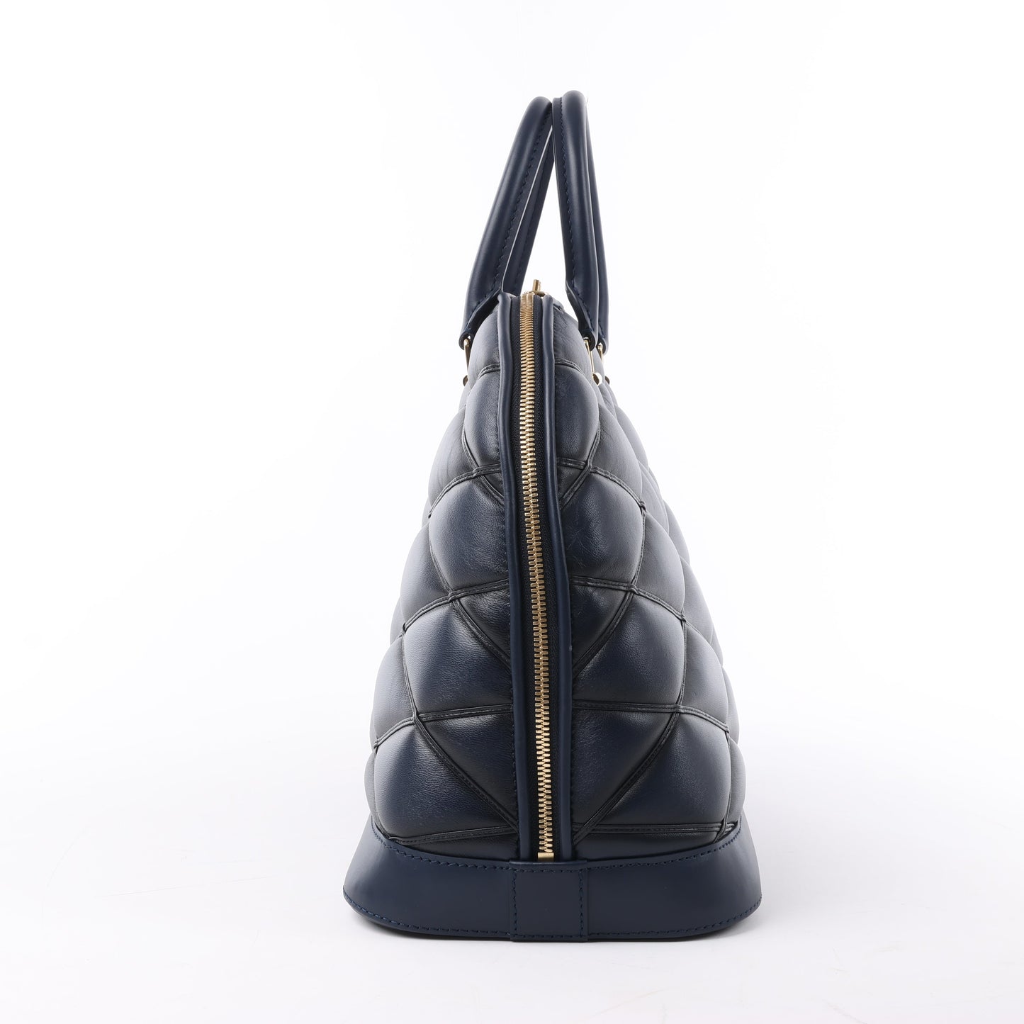 Louis Vuitton Malletage Alma GM Handbag in Navy Blue M23723