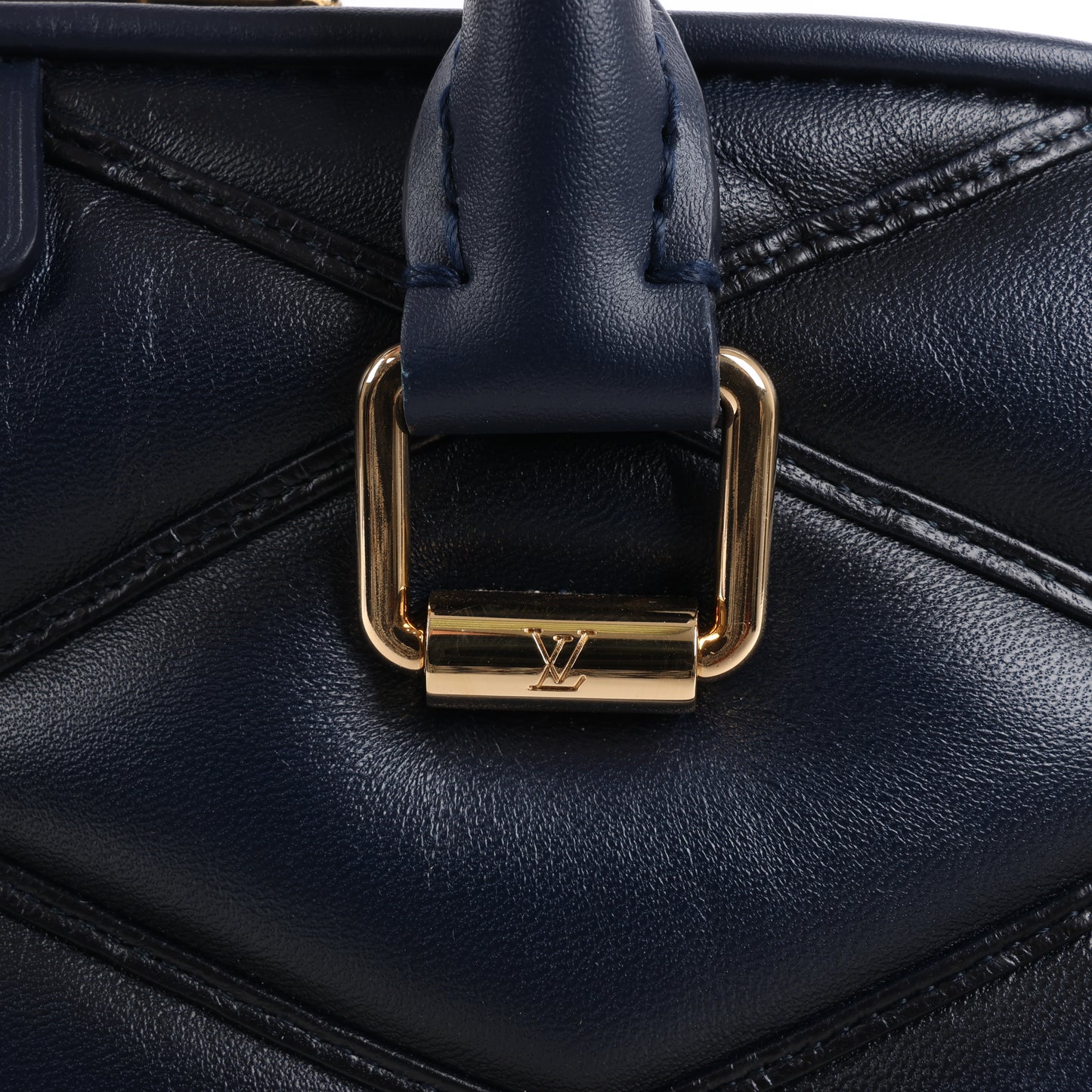Louis Vuitton Malletage Alma GM Handtasche in Marineblau M23723