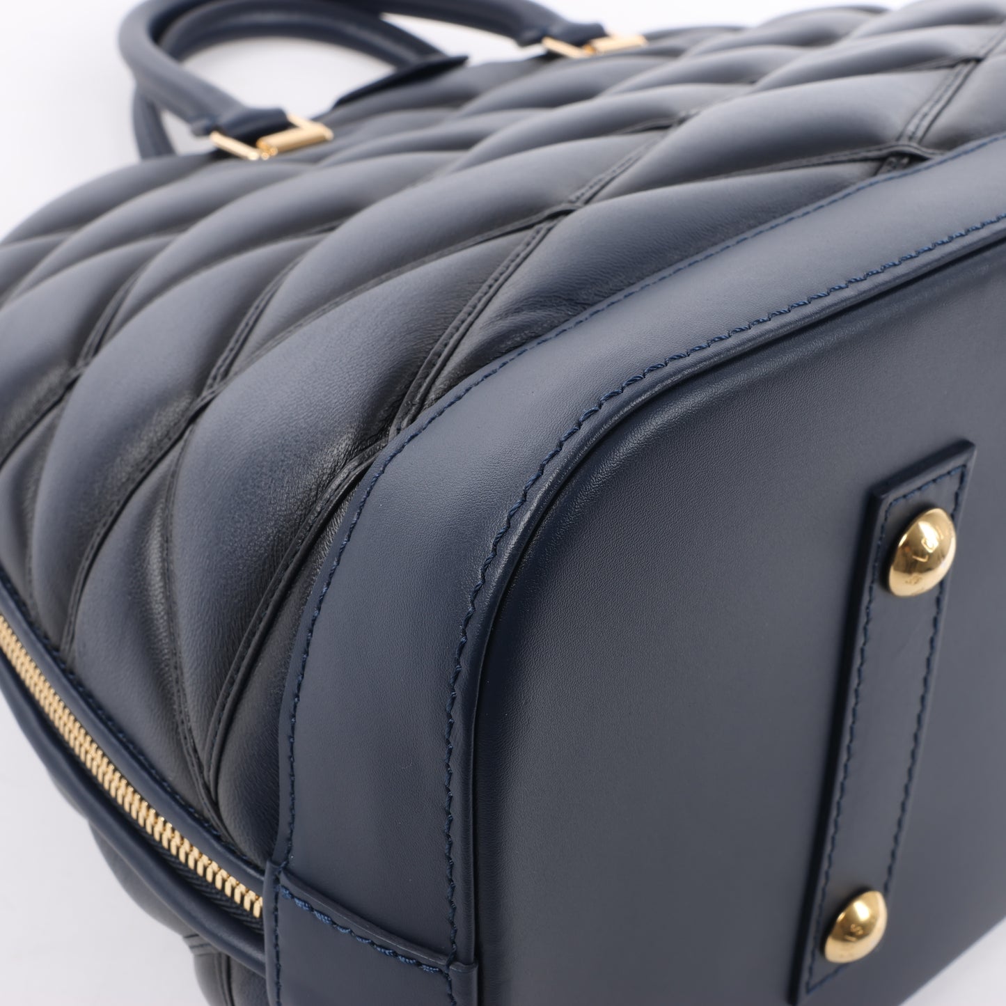 Louis Vuitton Malletage Alma GM Handtasche in Marineblau M23723