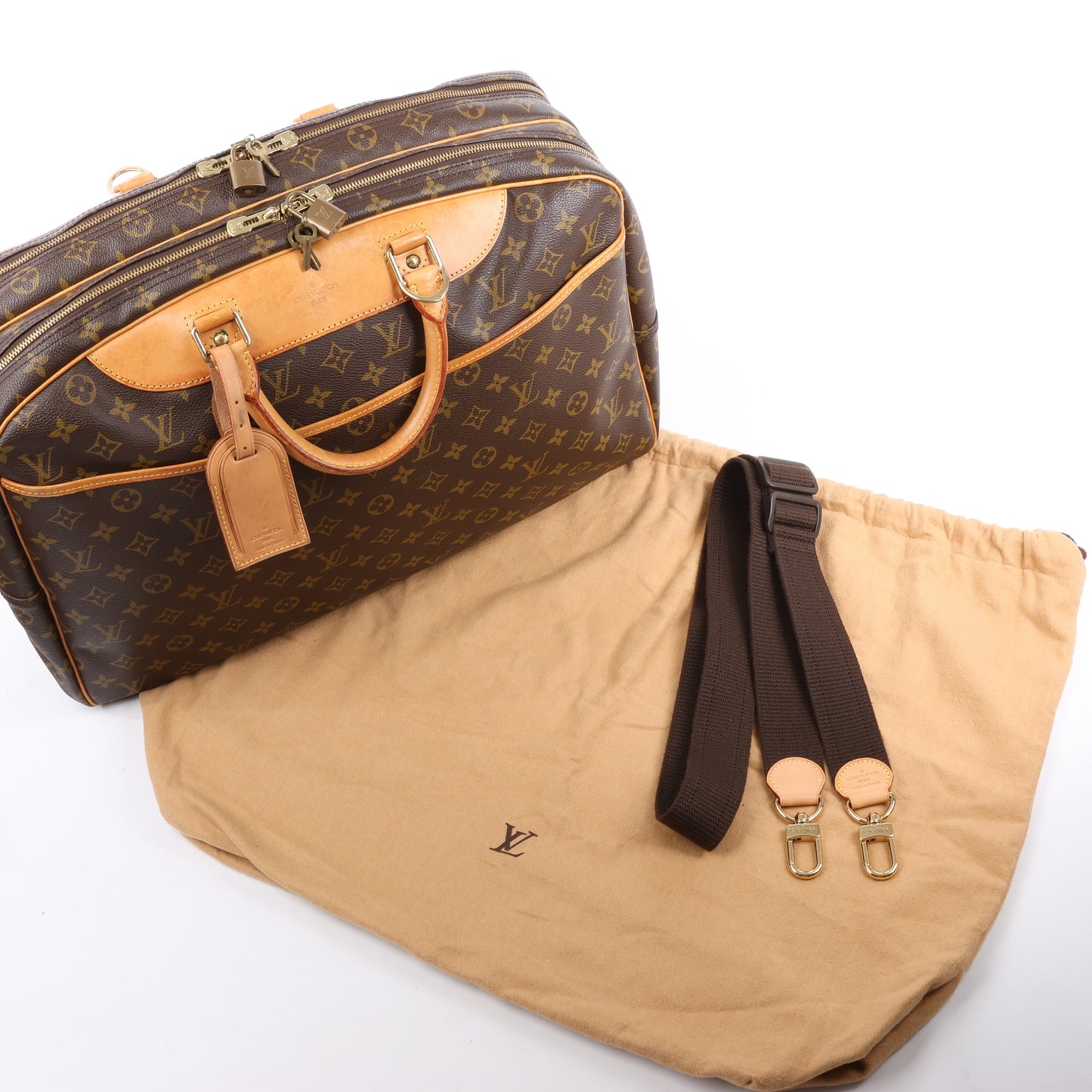 Louis Vuitton Monogram Canvas Alize 2 Poches Travel Bag M41399