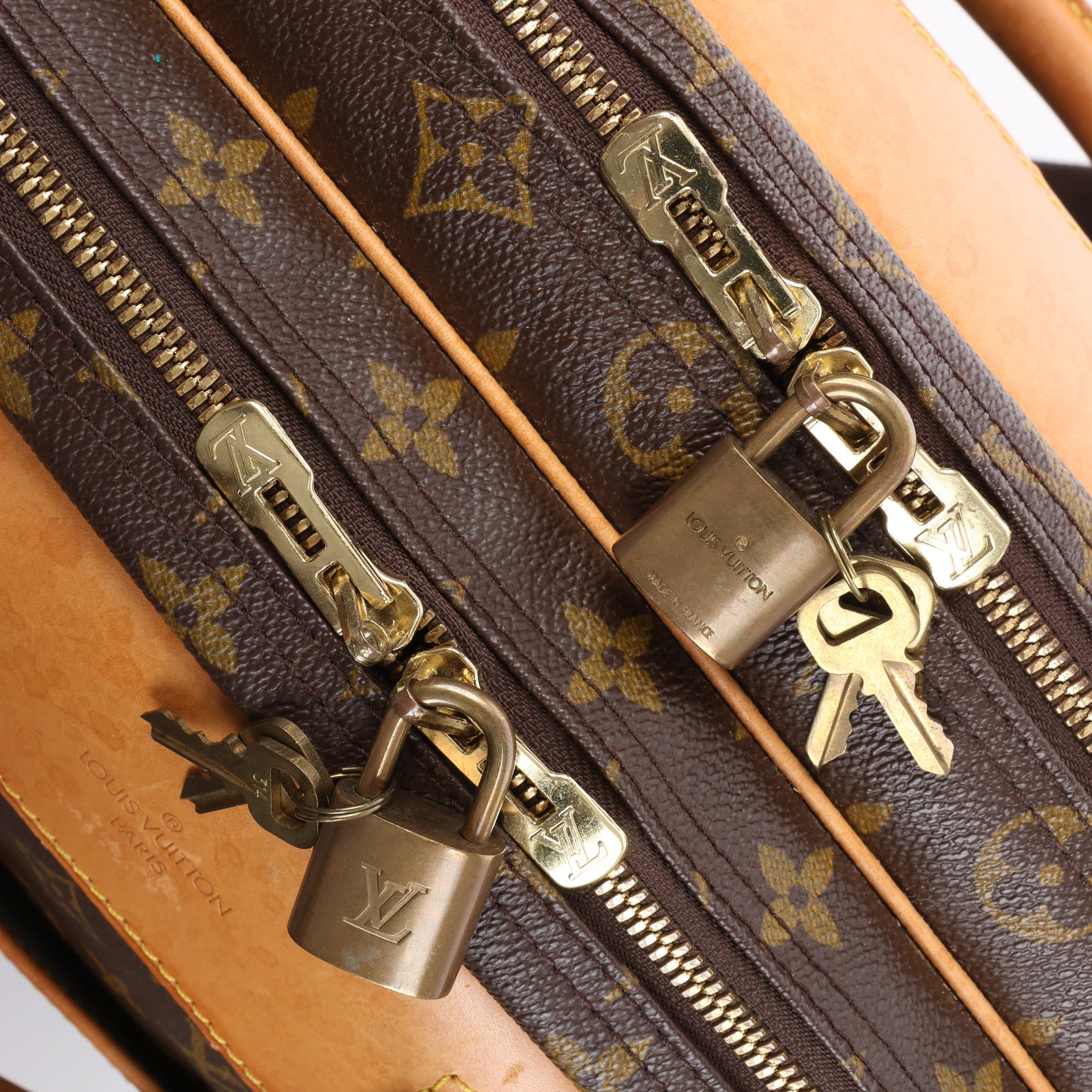 Louis Vuitton Monogram Canvas Alize 2 Poches Travel Bag M41399