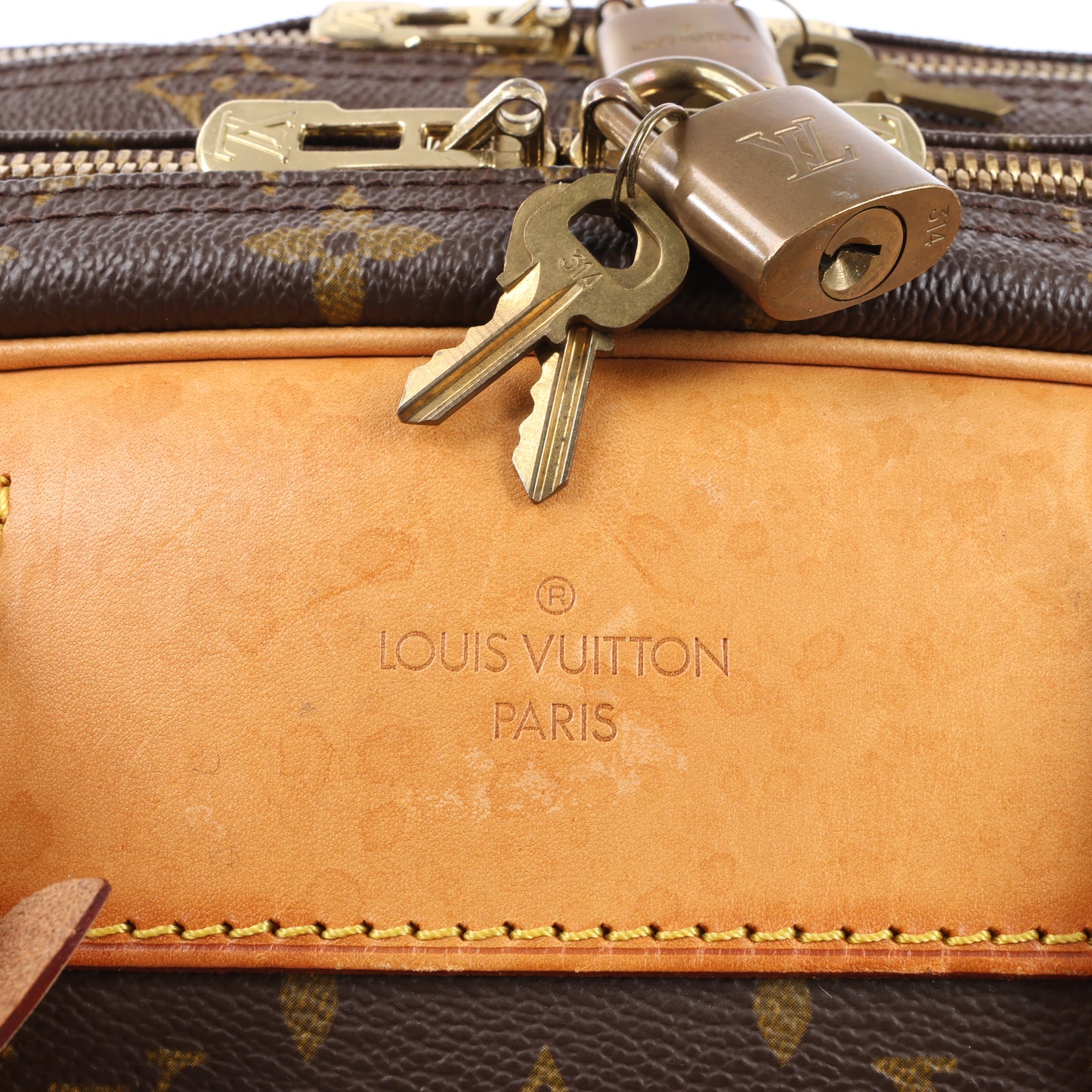 Louis Vuitton Monogram Canvas Alize 2 Poches Travel Bag M41399