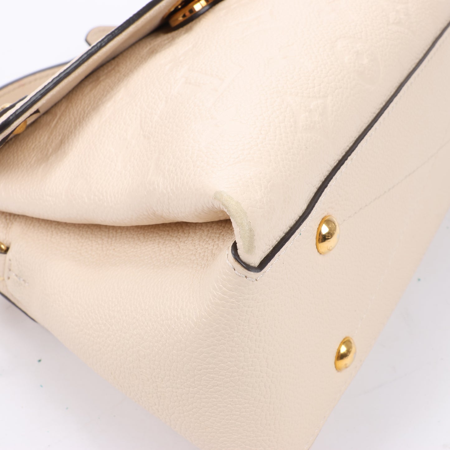 Louis Vuitton Monogram Empreinte Georges BB 2Way Handtasche in Beige M53943