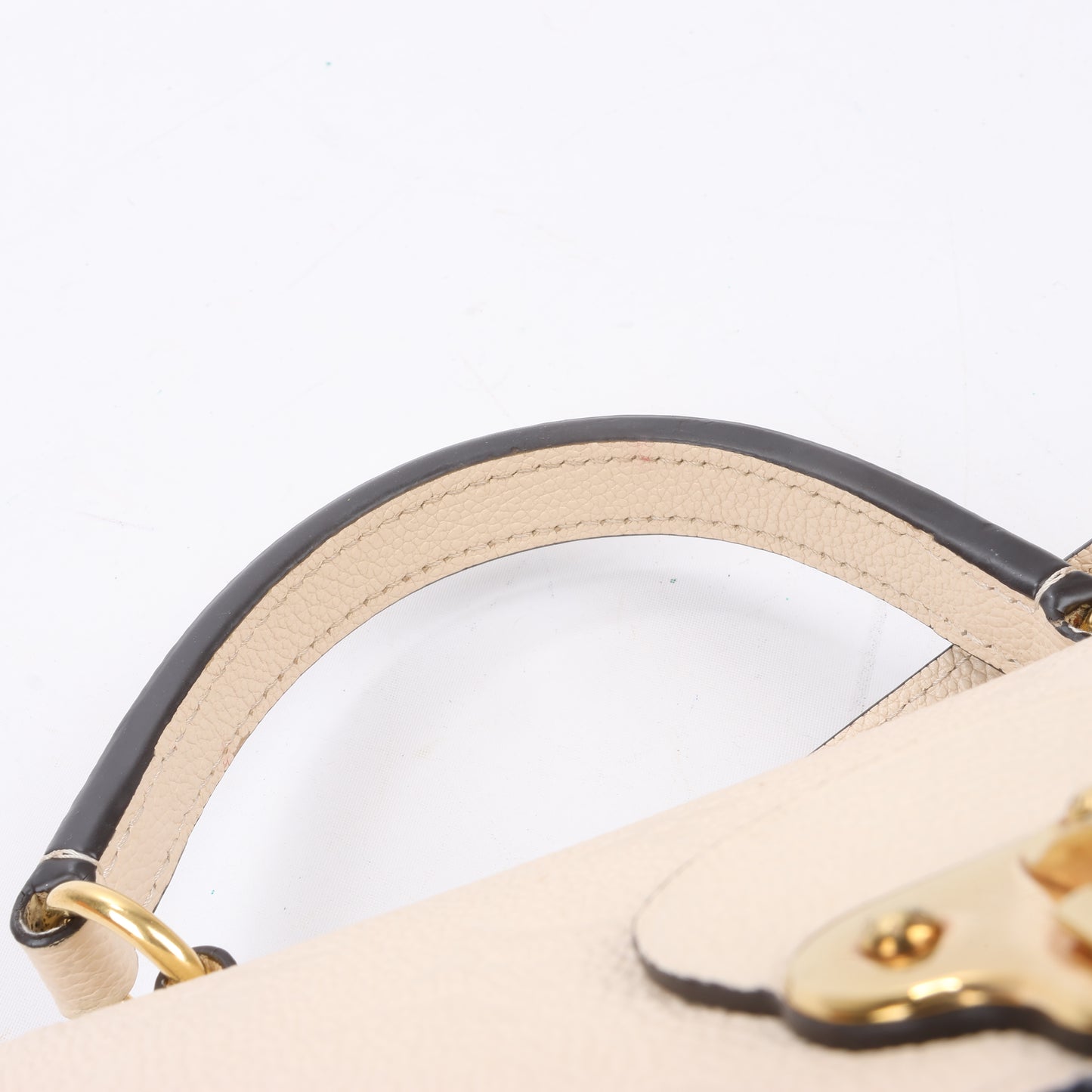 Louis Vuitton Monogram Empreinte Georges BB 2Way Handtasche in Beige M53943