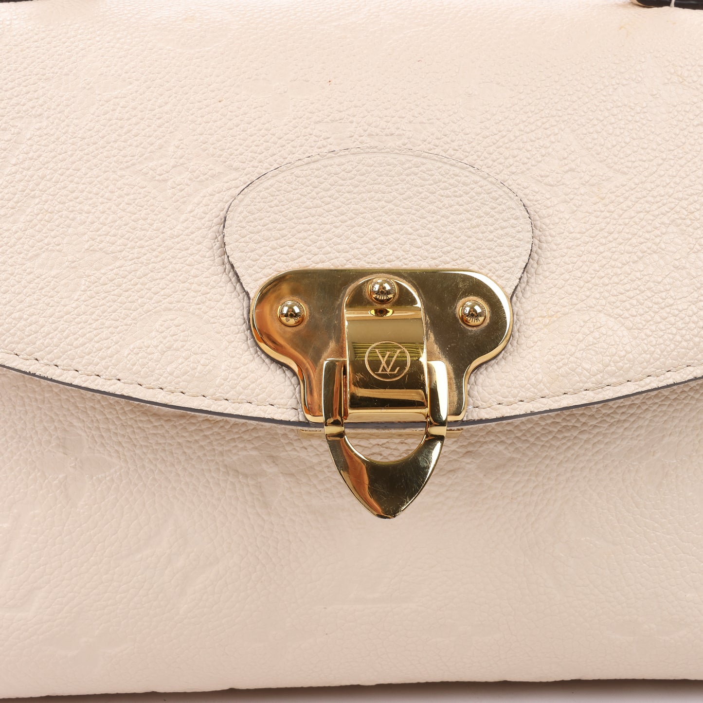 Louis Vuitton Monogram Empreinte Georges BB 2Way Handtasche in Beige M53943