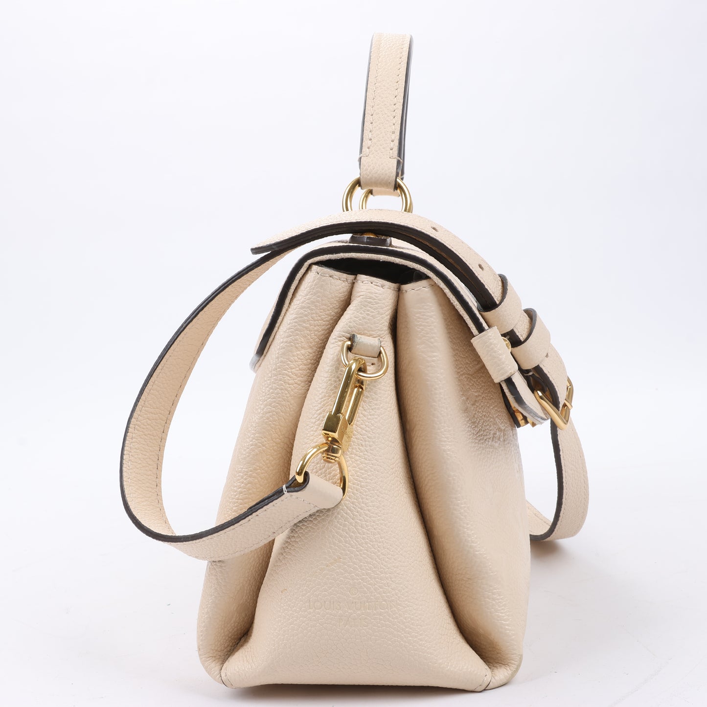 Louis Vuitton Monogram Empreinte Georges BB 2Way Handtasche in Beige M53943