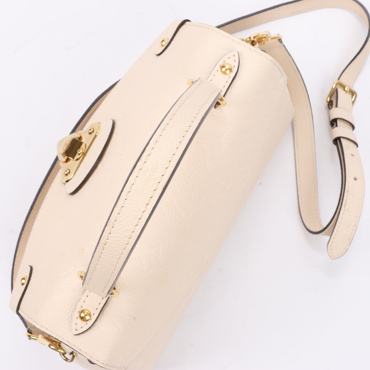 Louis Vuitton Monogram Empreinte Georges BB 2Way Handtasche in Beige M53943
