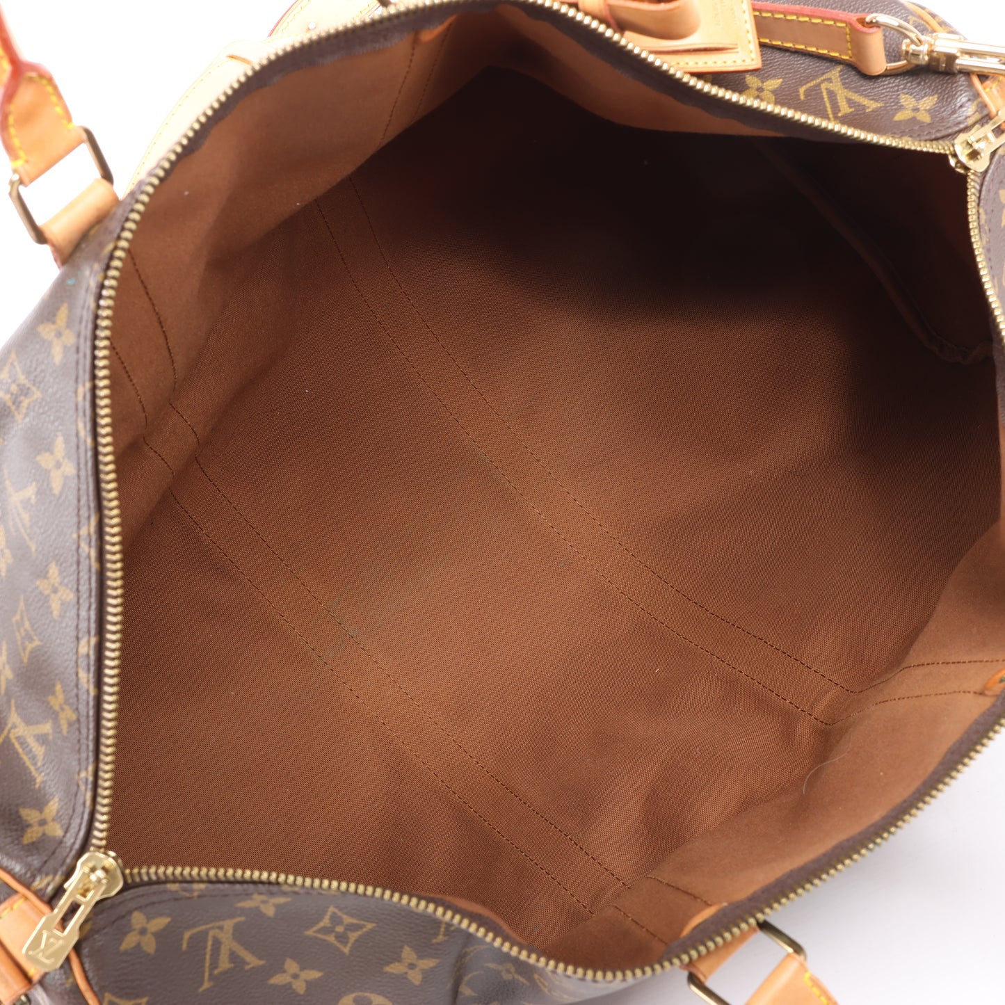 Louis Vuitton Monogram Canvas Keepall Bandoulière 55 Travel Bag M41414