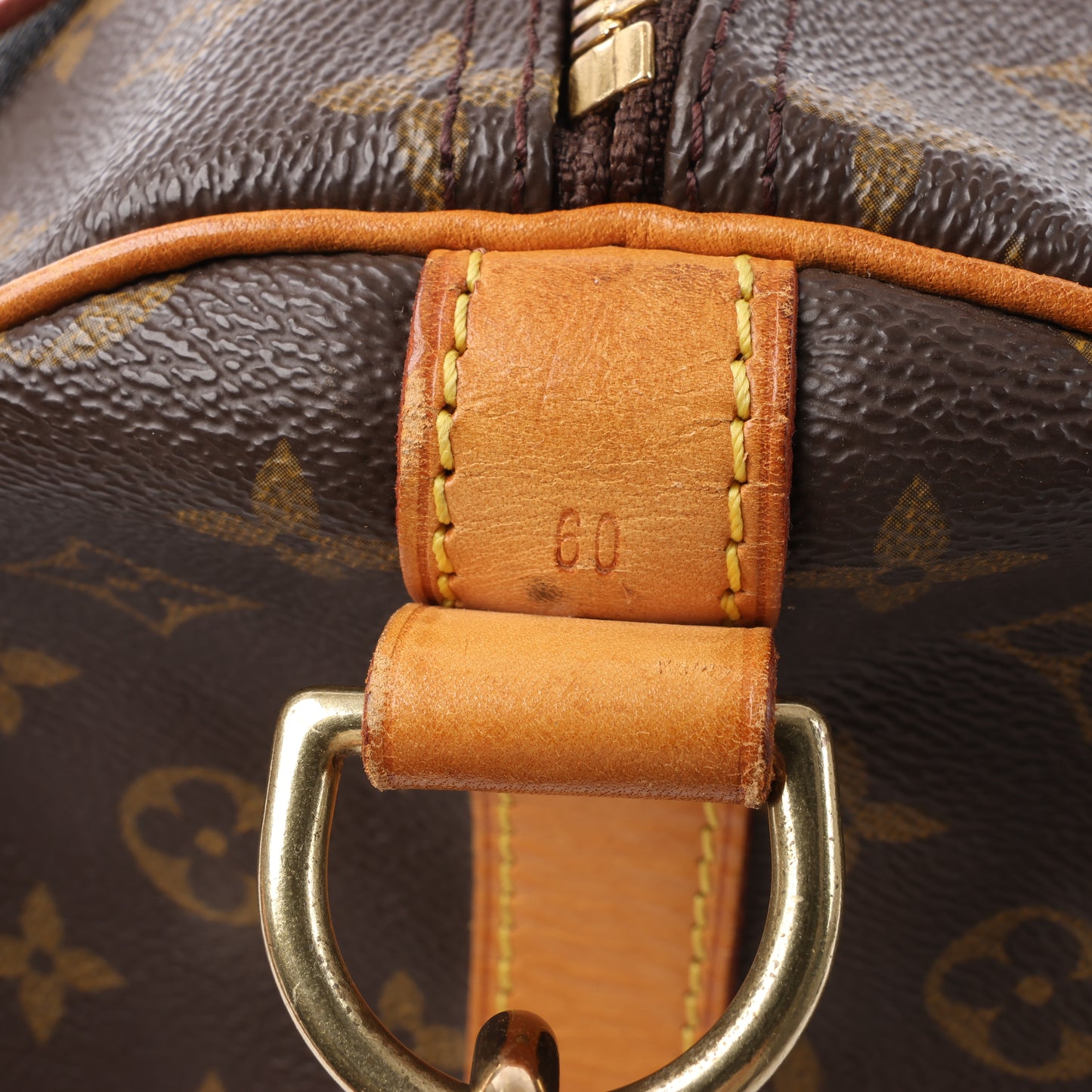 Louis Vuitton Monogram Canvas Keepall Bandoulière 60 Travel Bag M41412