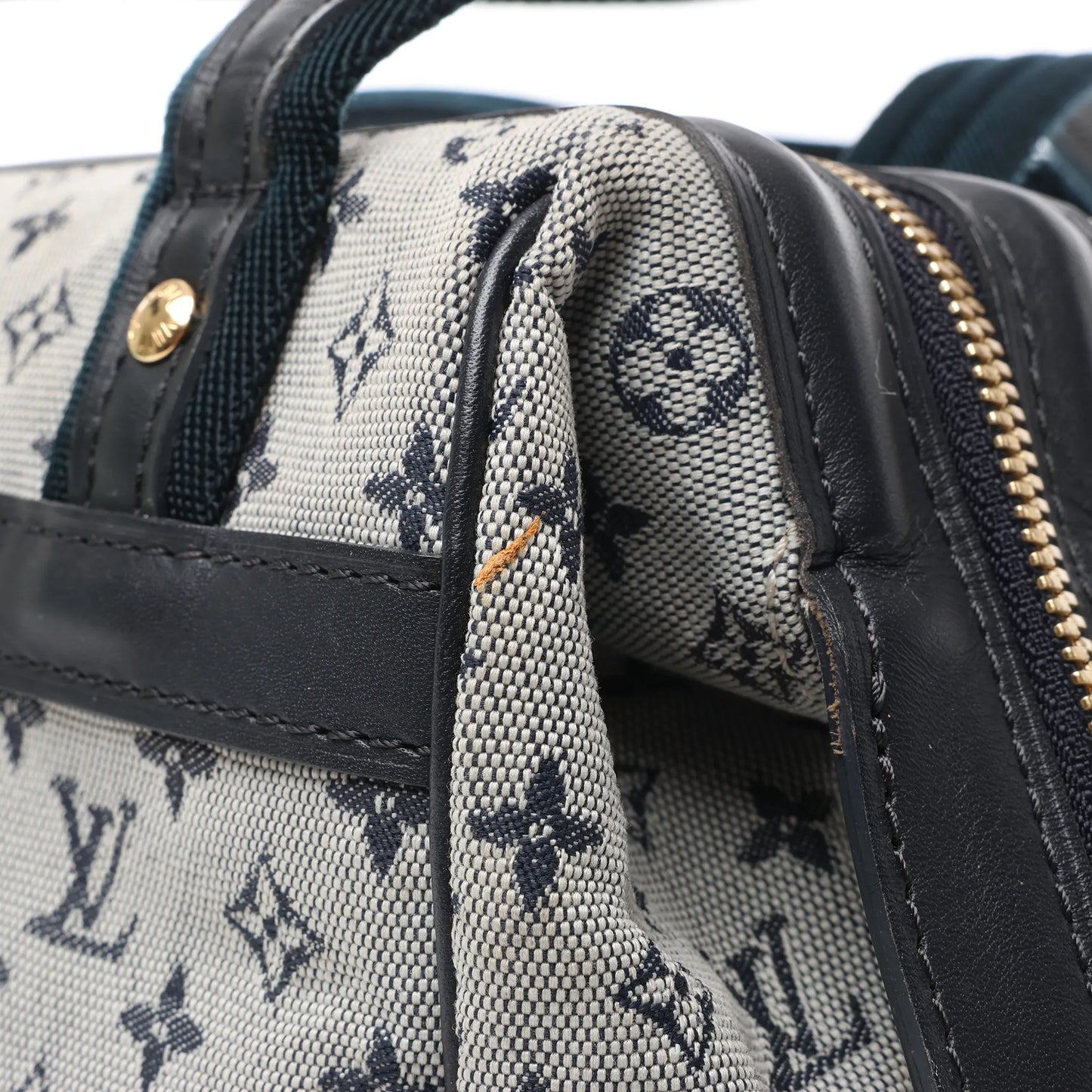 Louis Vuitton Monogram Mini Josephine PM Handtasche in Grau und Marineblau M92312