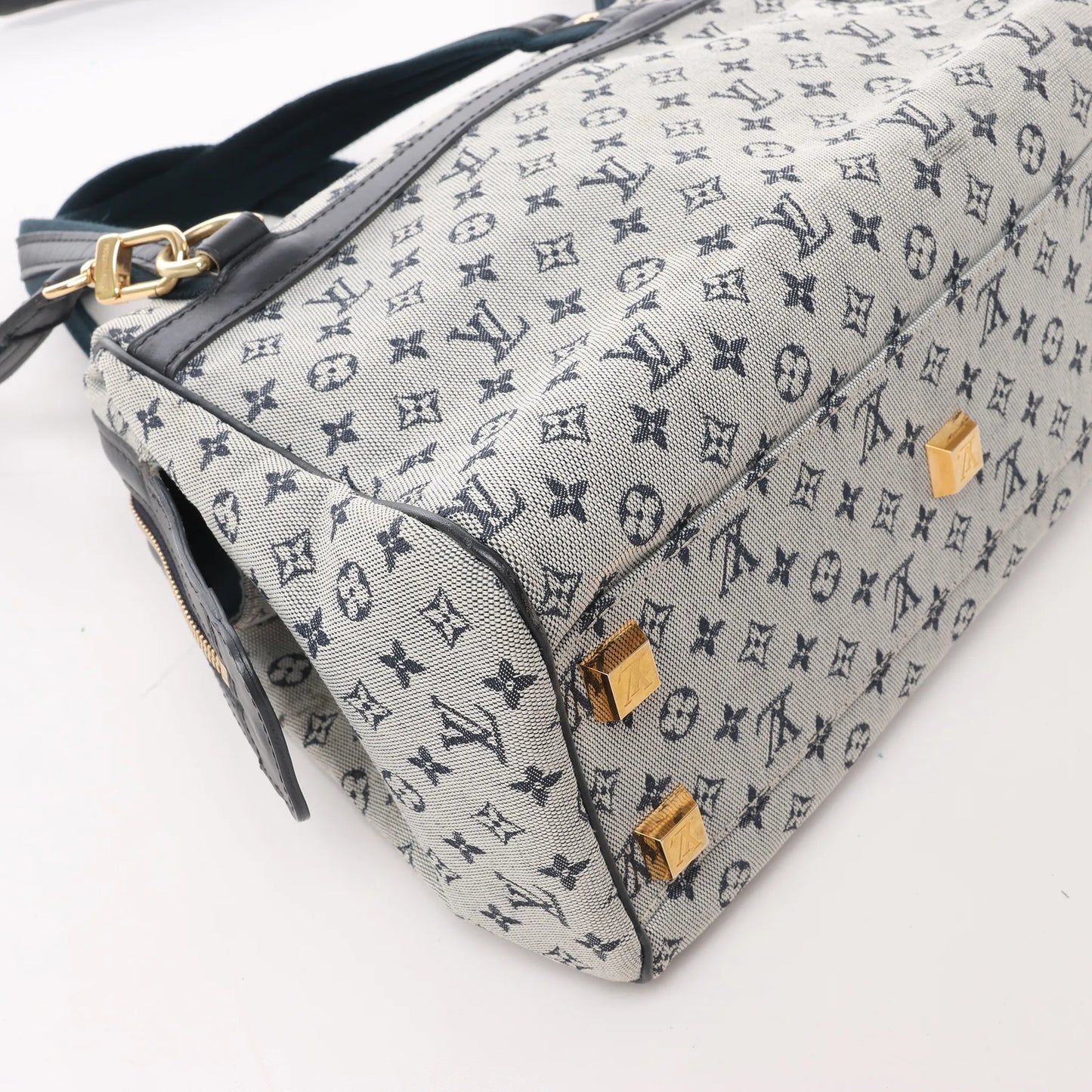 Louis Vuitton Monogram Mini Josephine PM Handtasche in Grau und Marineblau M92312
