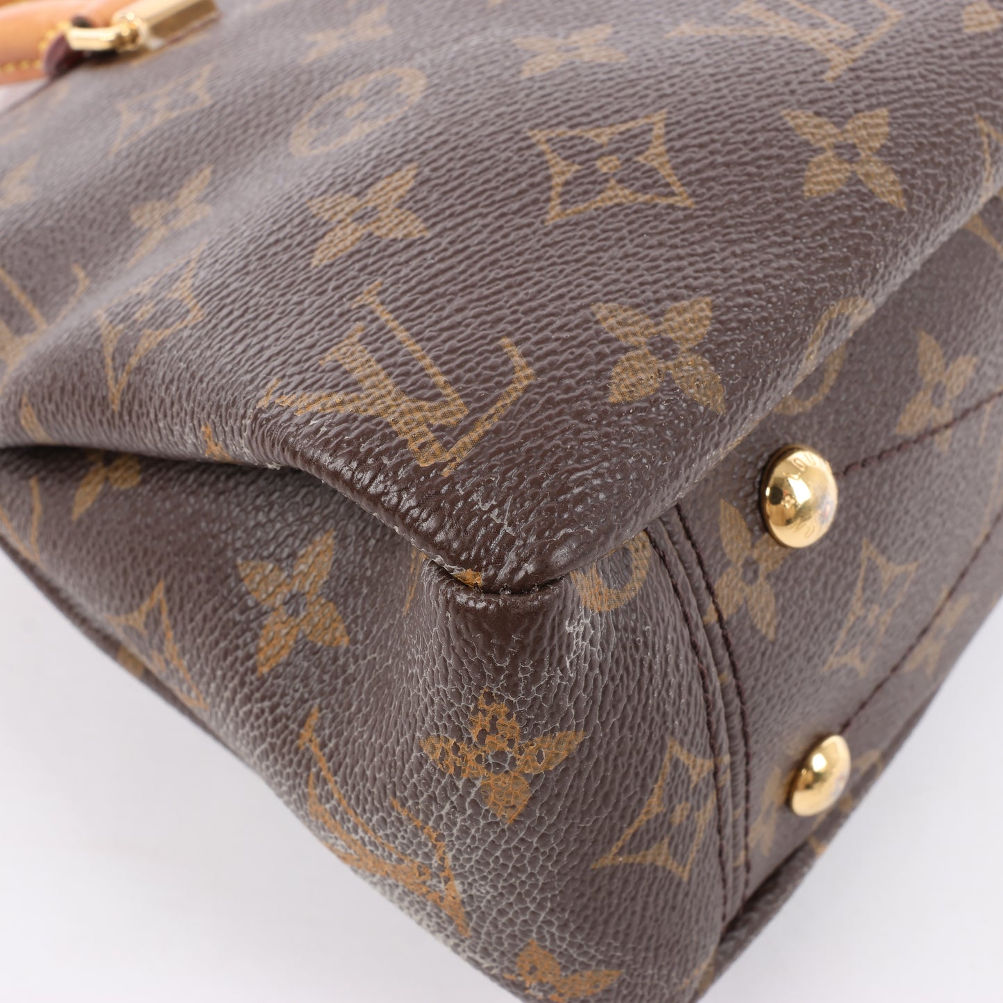 Louis Vuitton Monogram Pallas BB 2Way Handtasche in Rot M50068
