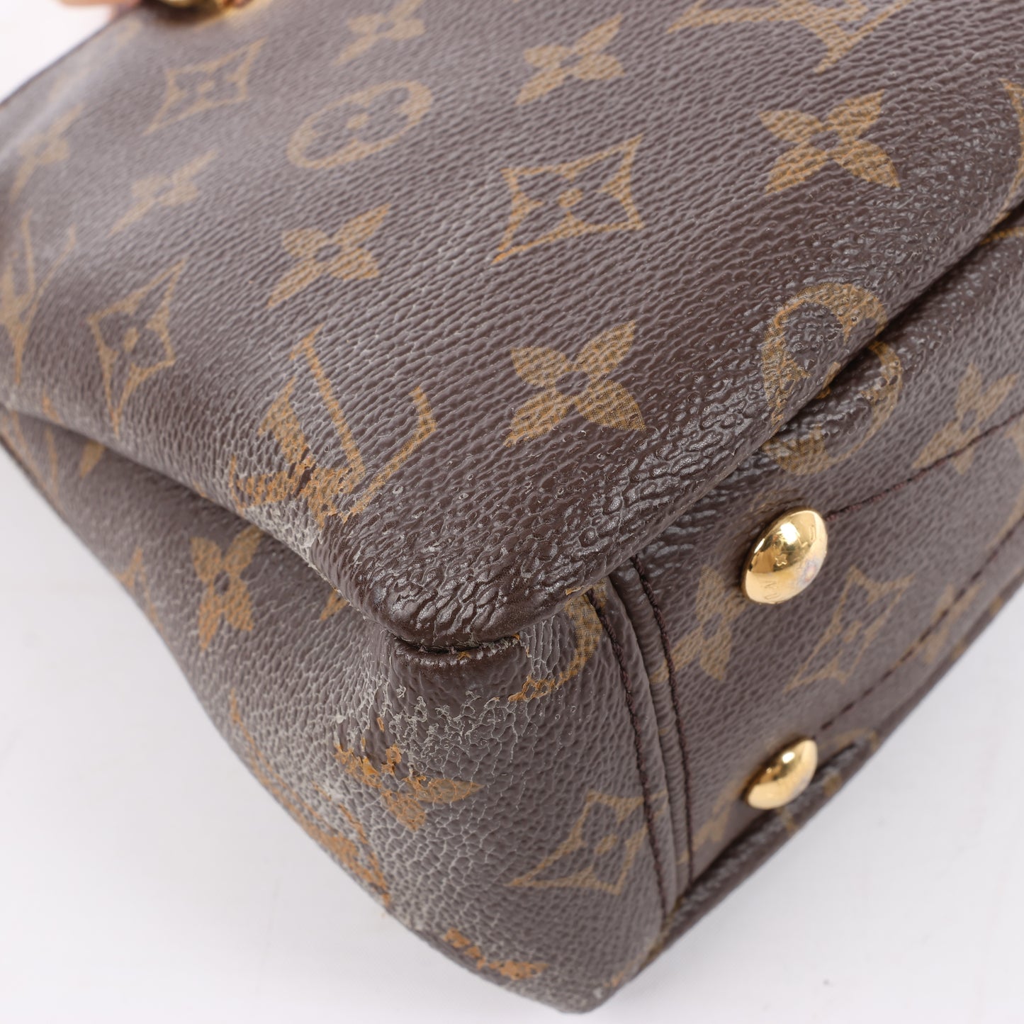 Louis Vuitton Monogram Pallas BB 2Way Handtasche in Rot M50068
