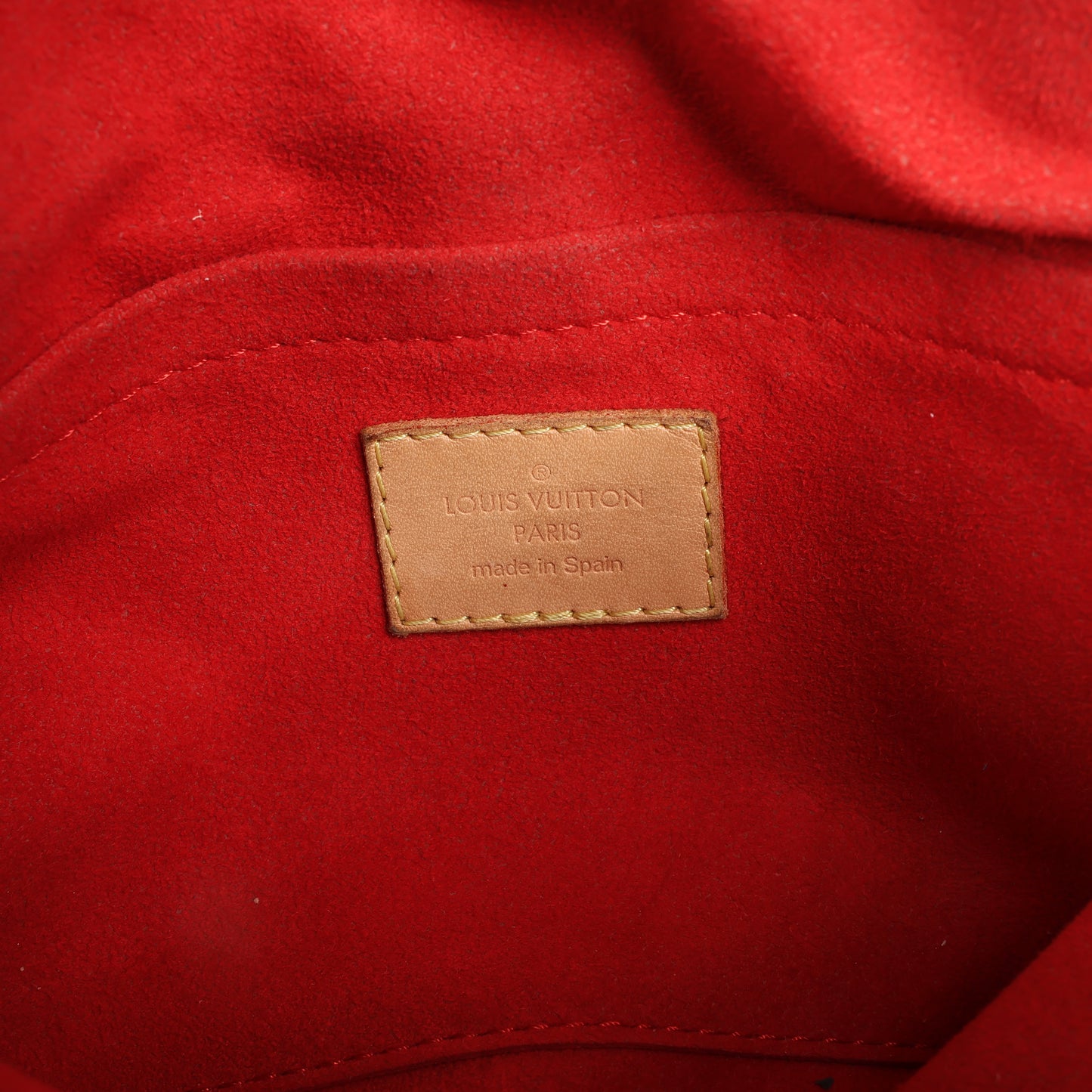 Louis Vuitton Monogram Pallas BB 2Way Handtasche in Rot M50068