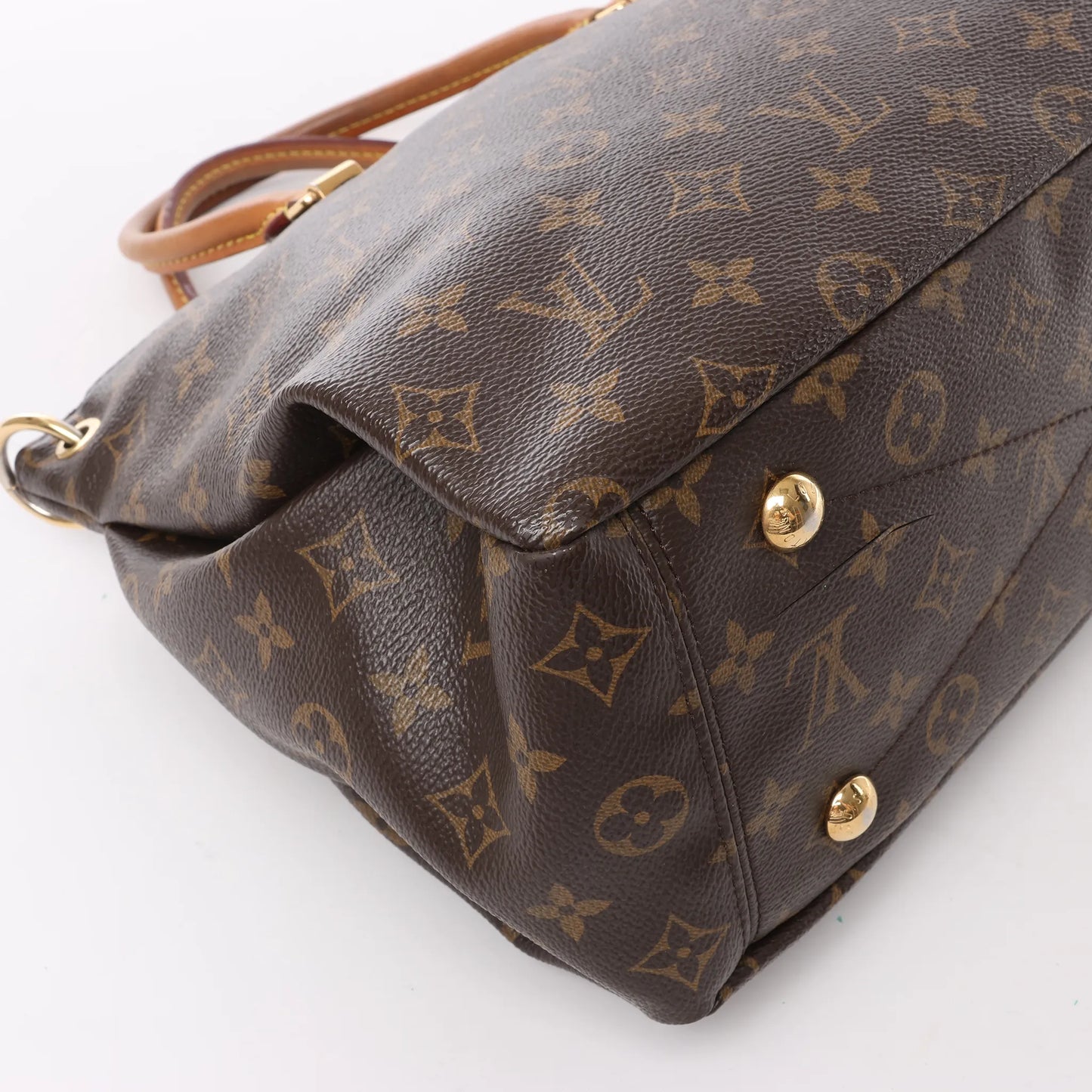 Louis Vuitton Monogram Pallas MM 2Way Handtasche in Braun M40907