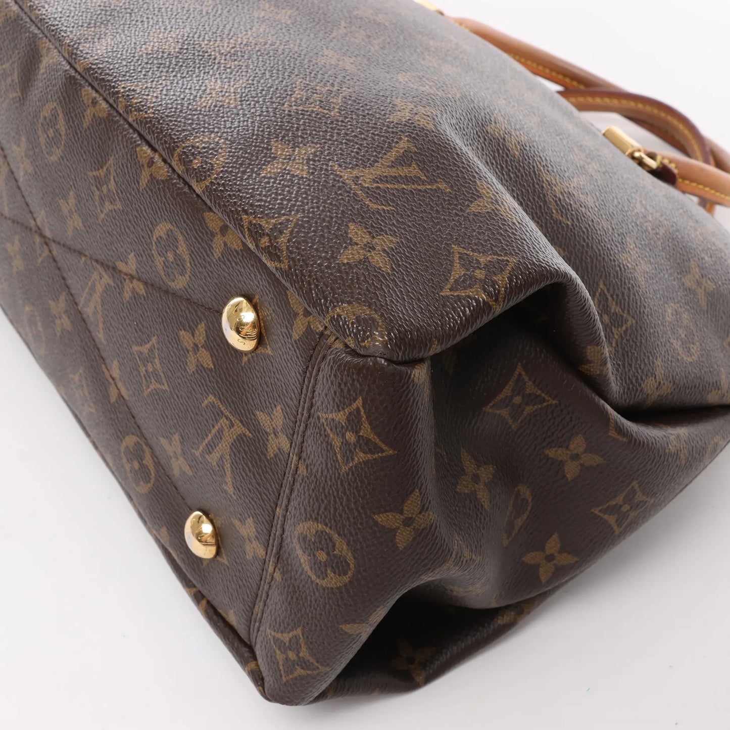 Louis Vuitton Monogram Pallas MM 2Way Handtasche in Braun M40907