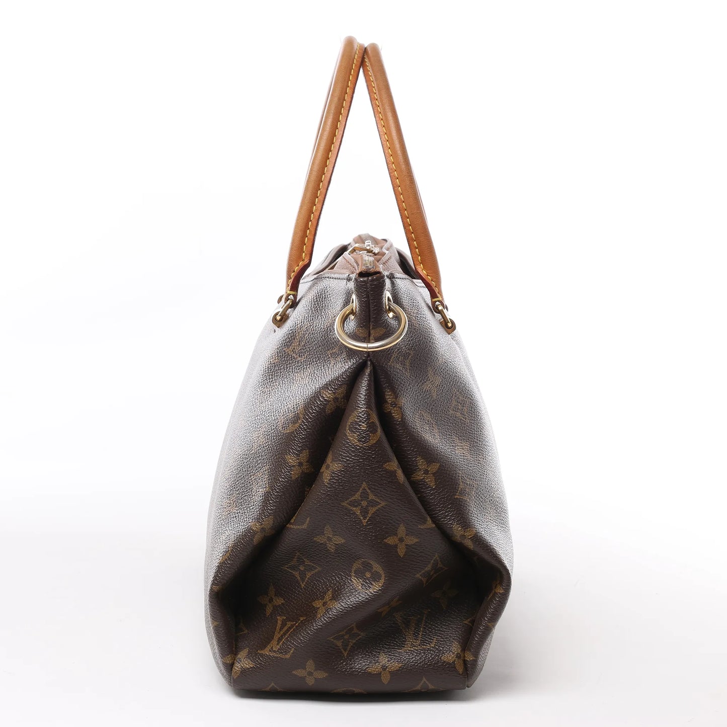 Louis Vuitton Monogram Pallas MM 2Way Handtasche in Braun M40907