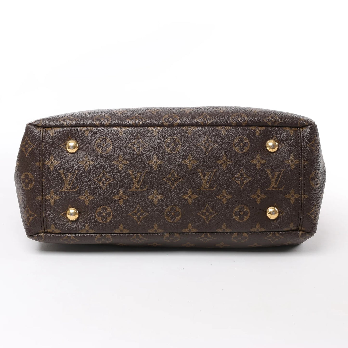 Louis Vuitton Monogram Pallas MM 2Way Handtasche in Lila x Braun M41059