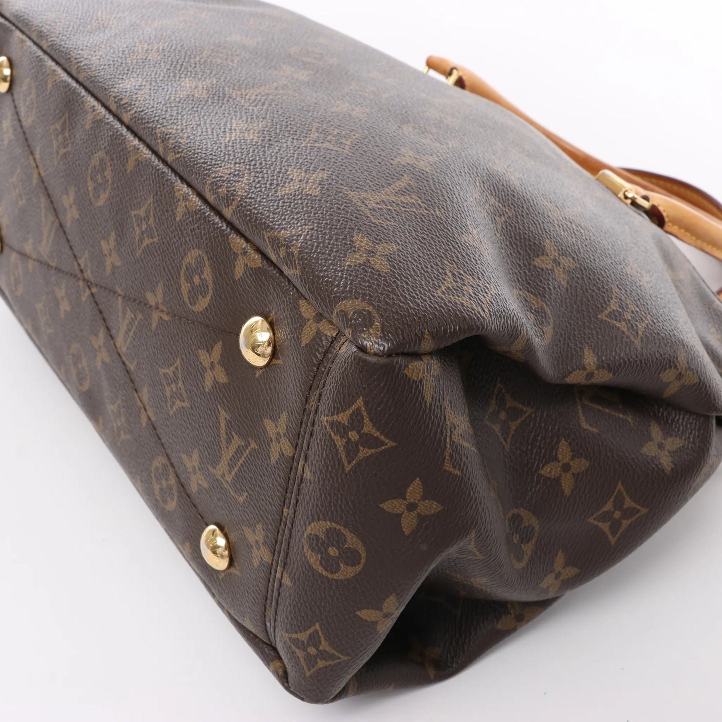 Louis Vuitton Monogram Pallas MM 2Way Handtasche in Lila x Braun M41059