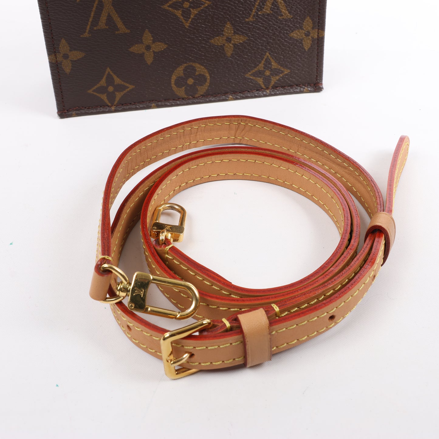 Louis Vuitton Monogram Petit Sac Plat 2Way Handtasche M69442
