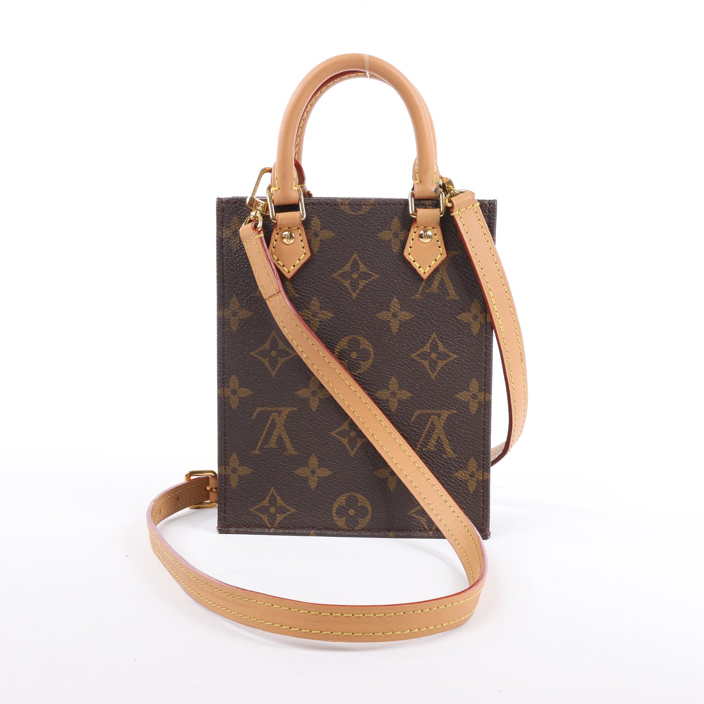 Louis Vuitton Monogram Petit Sac Plat 2Way Handtasche M69442