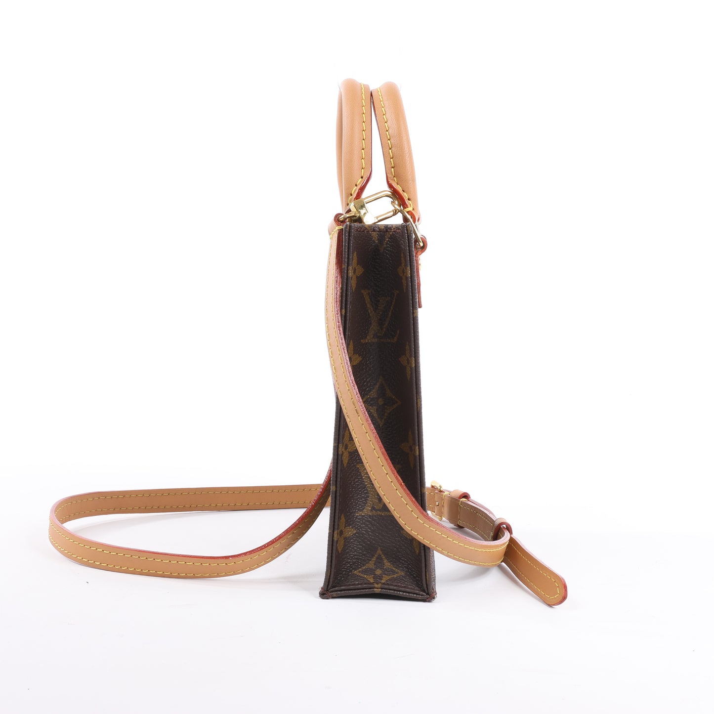 Louis Vuitton Monogram Petit Sac Plat 2Way Handtasche M69442