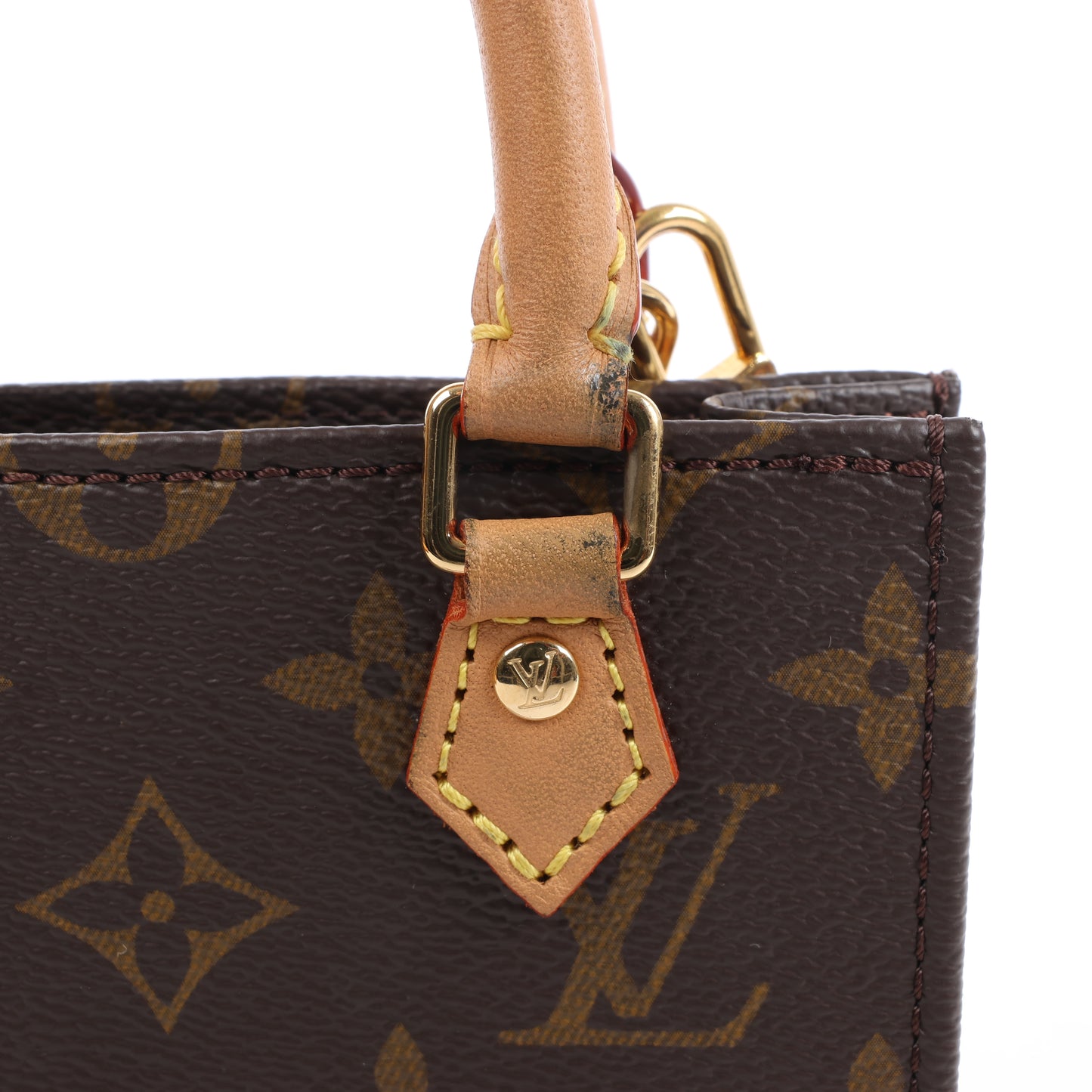 Louis Vuitton Monogram Petit Sac Plat 2Way Handtasche M69442