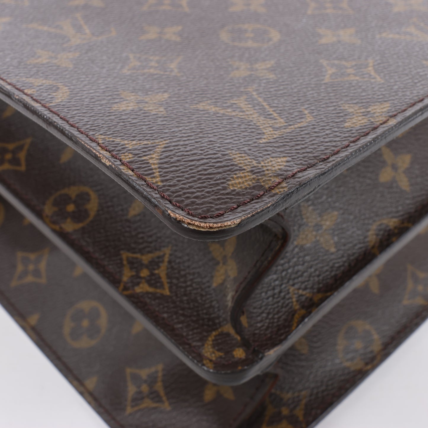 Louis Vuitton Monogramm Serviette Fermoir Handtasche M53305
