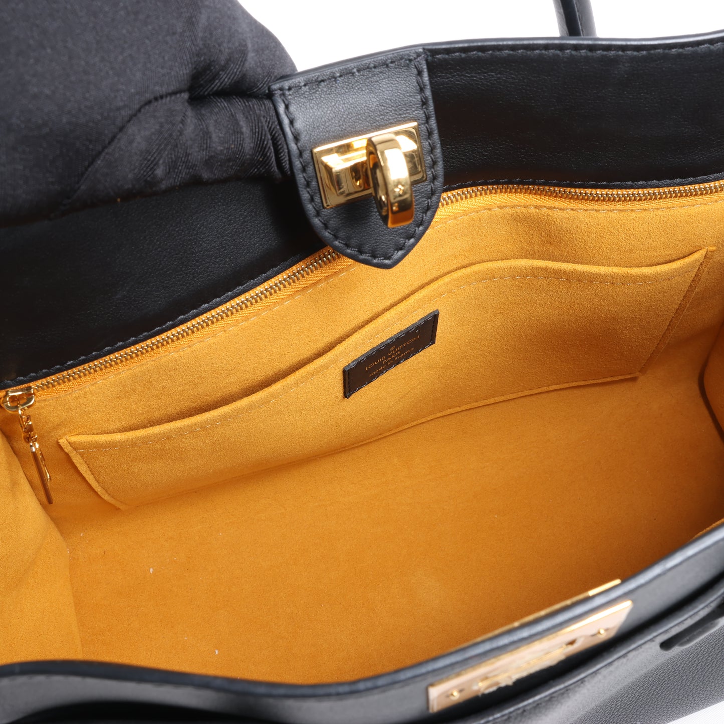 Louis Vuitton Monogram Tuffetage On My Side Handbag in Black M53826