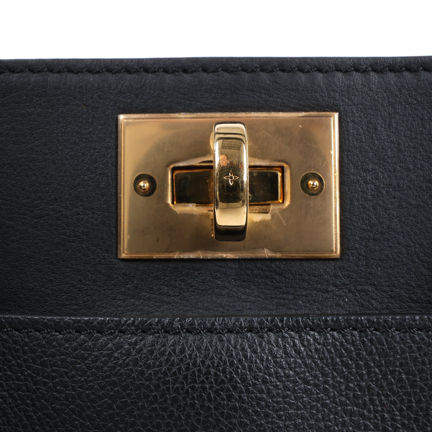 Louis Vuitton Monogram Tuffetage On My Side Handbag in Black M53826