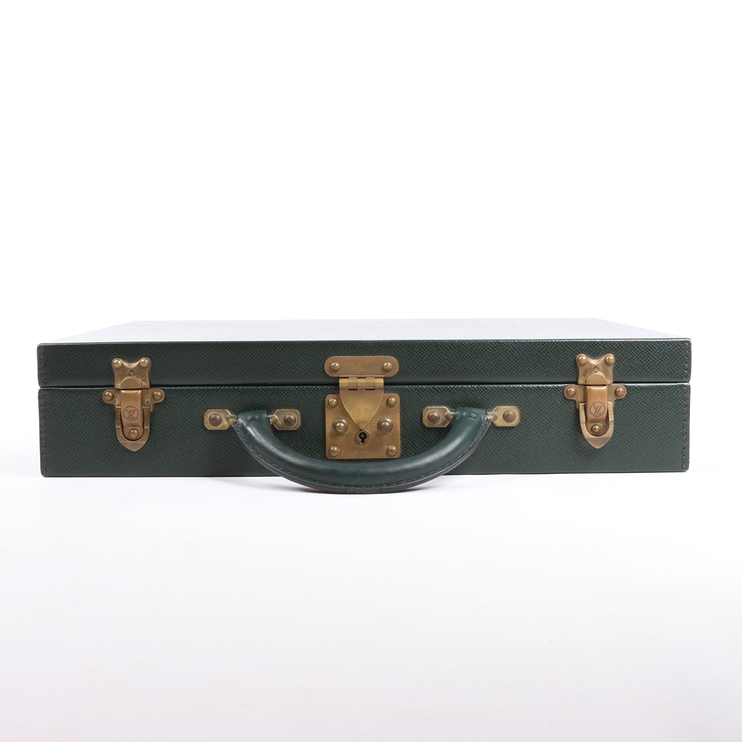 Louis Vuitton Taiga Diplomat Reisetasche in Grün M30014