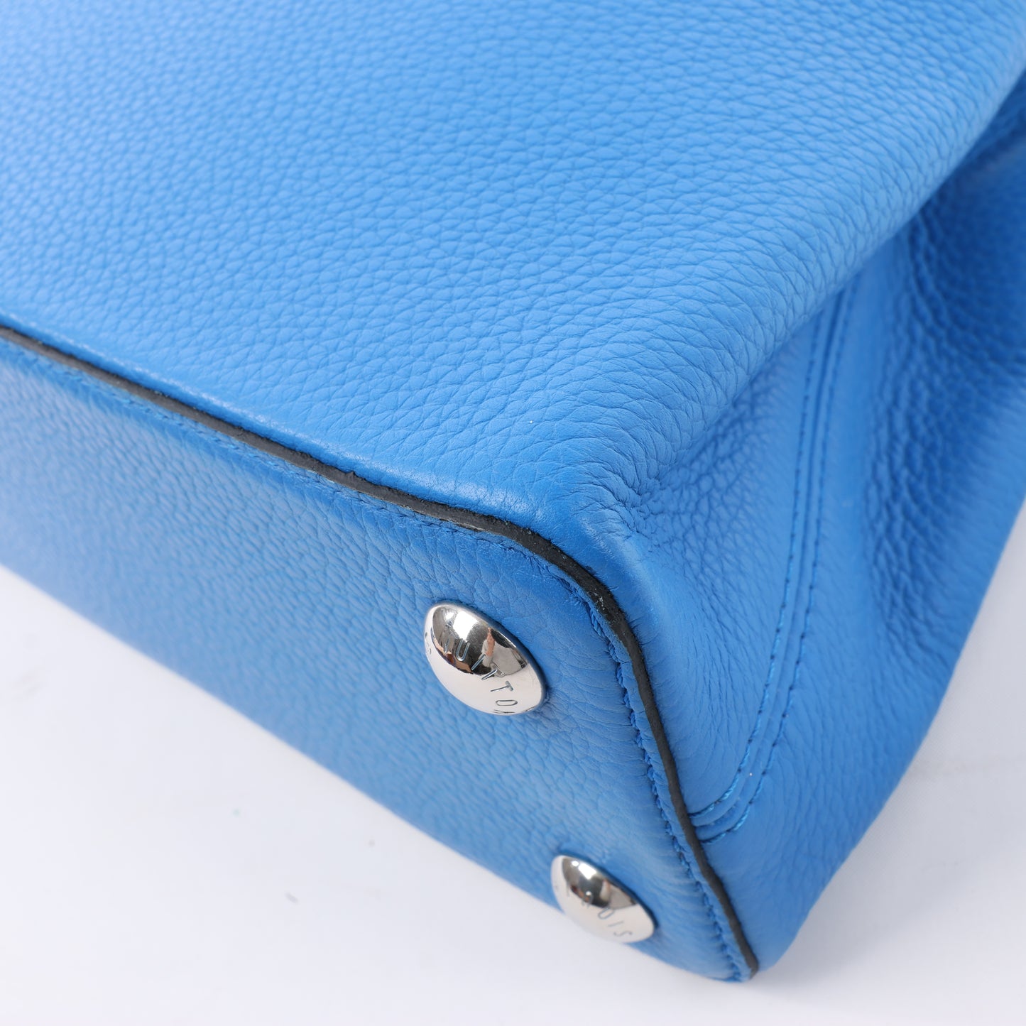 Louis Vuitton Taurillon Capucines BB Sac à main en Bleu