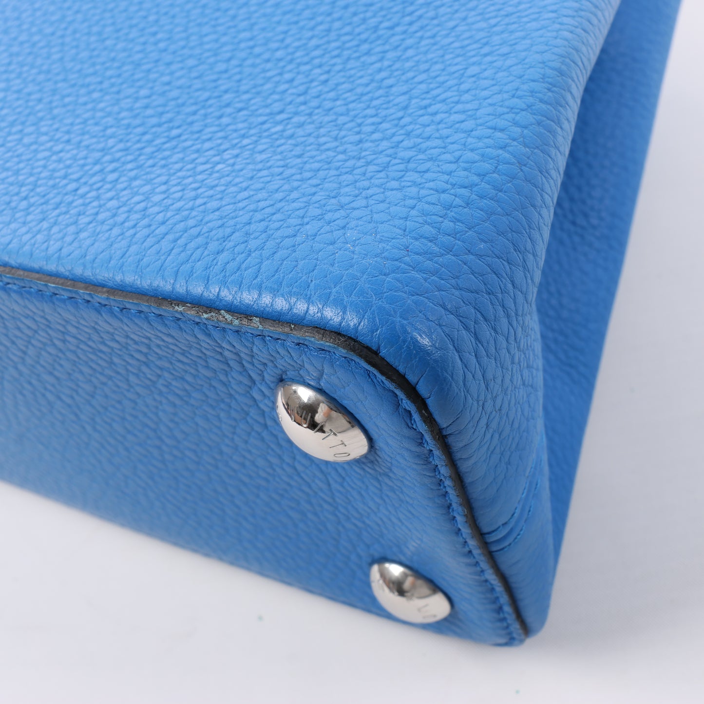 Louis Vuitton Taurillon Capucines BB Sac à main en Bleu